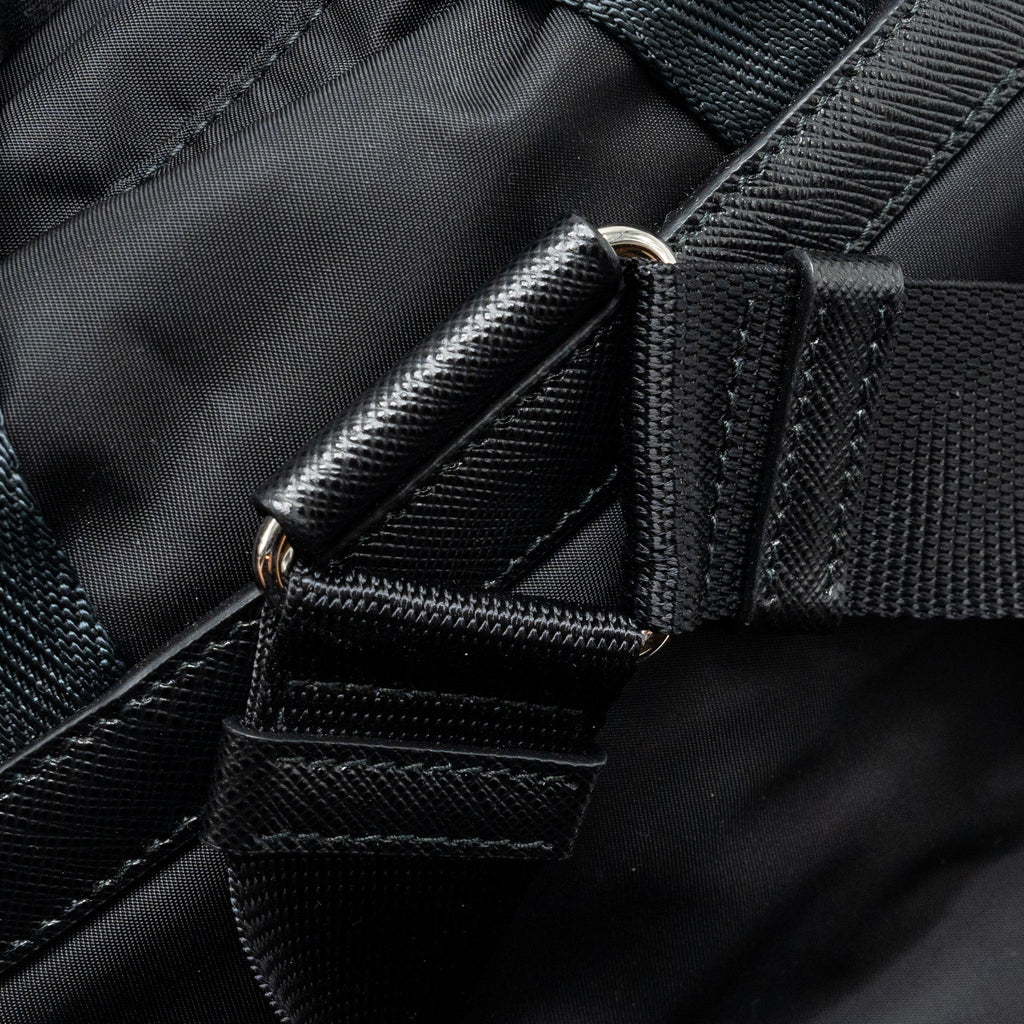 BACKPACK RE-NYLON/SAFFIANO BLACK SHW