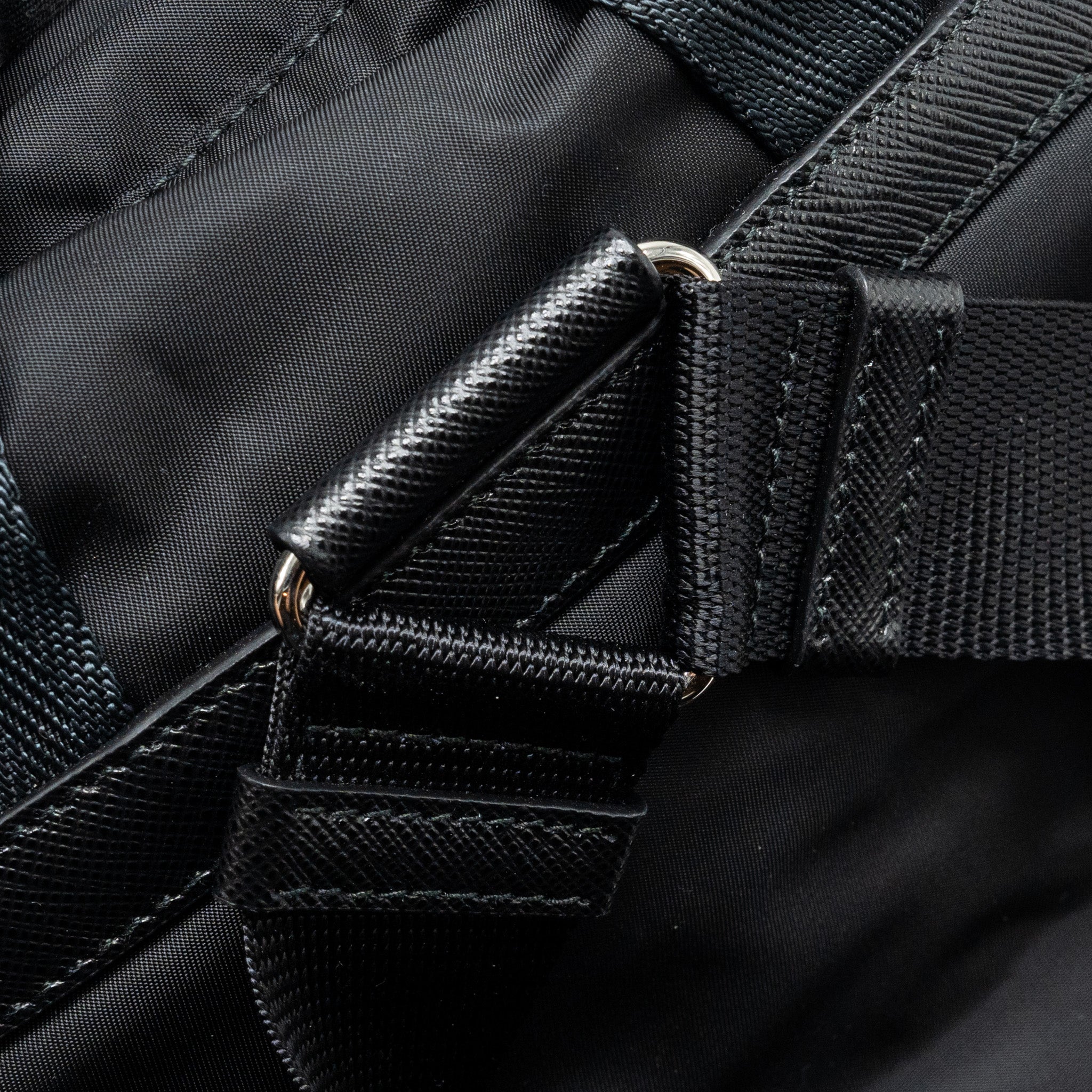 BACKPACK RE-NYLON/SAFFIANO BLACK SHW