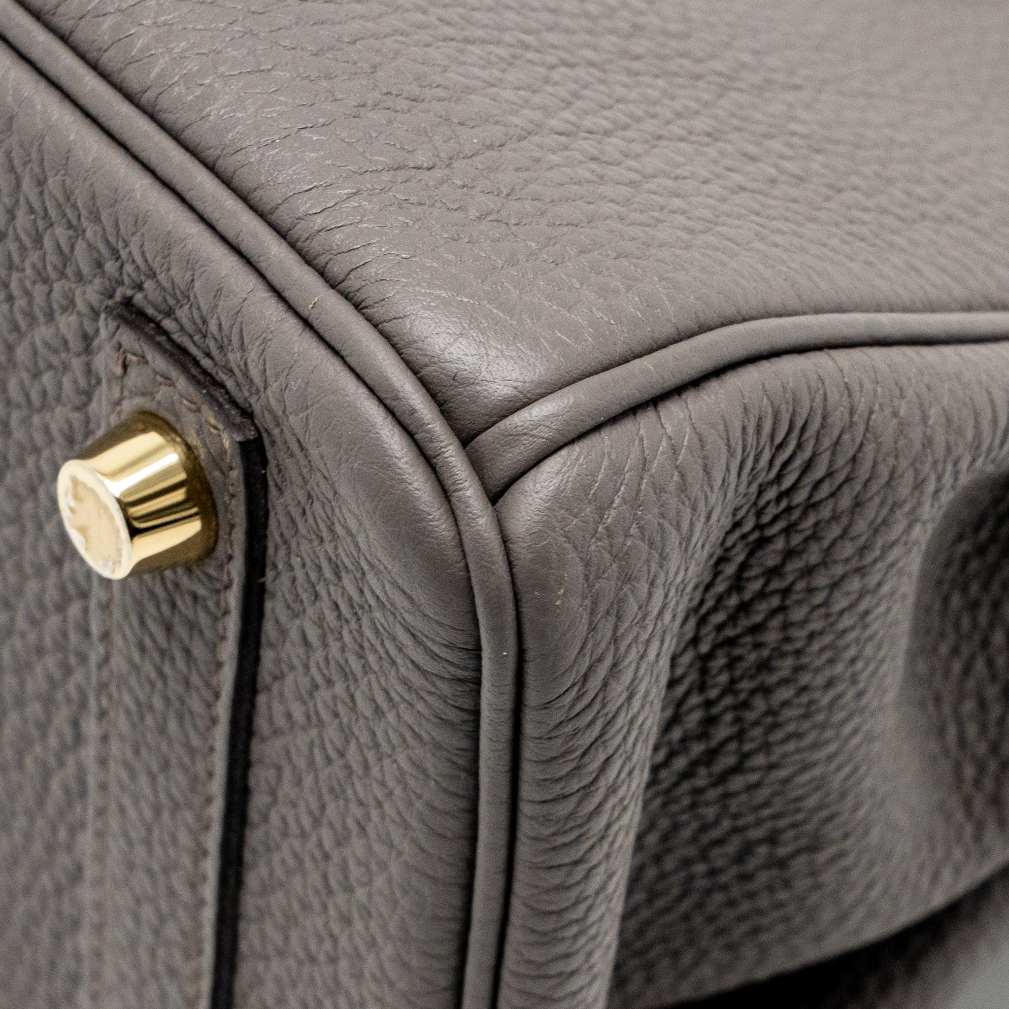 HERMES BIRKIN 25 TOGO GRIS ETAIN GHW