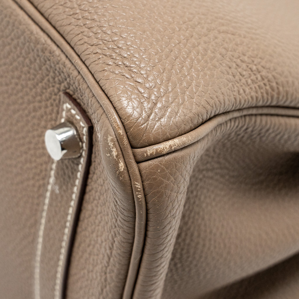 HERMES BIRKIN 30 TOGO ETOUPE SHW