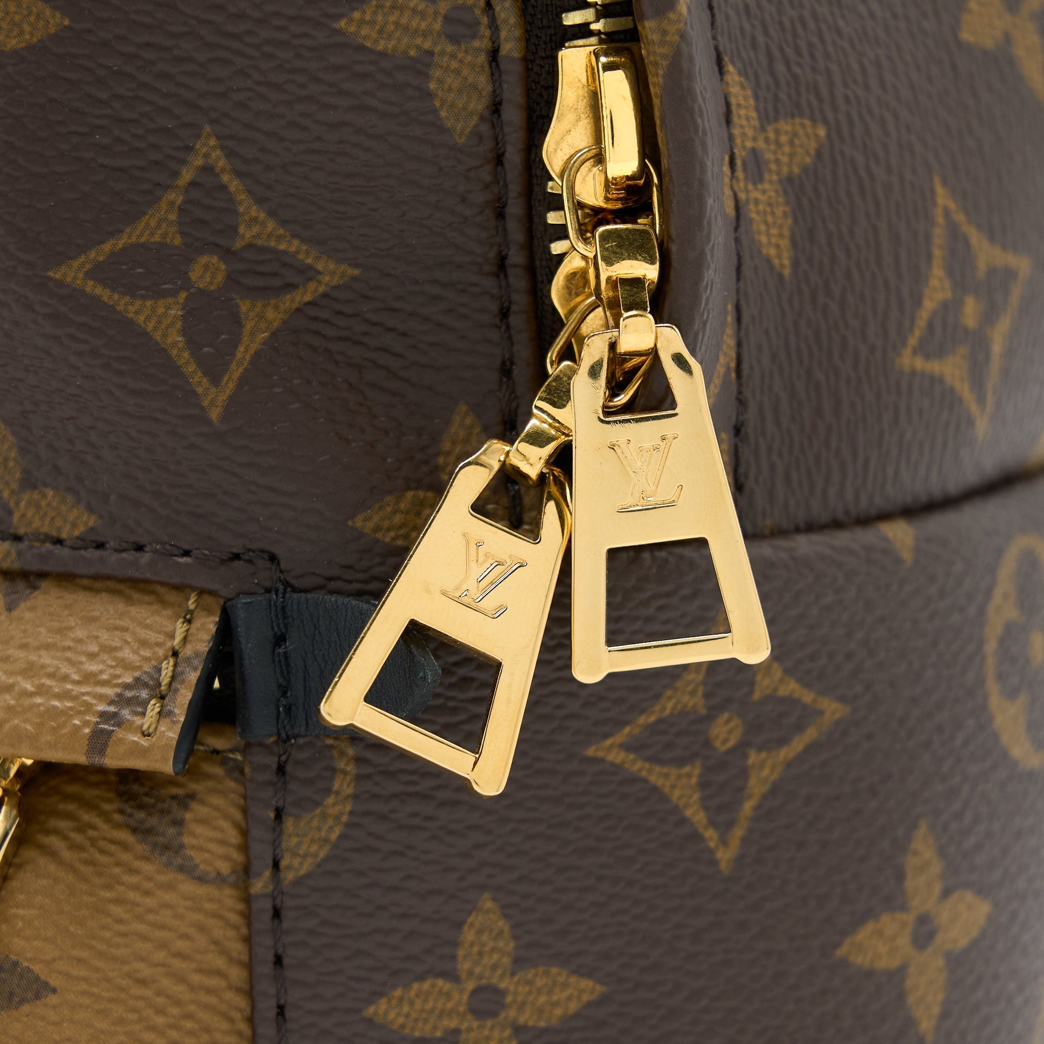 PALM SPRING BACKPACK PM MONOGRAM REVERSE CANVAS GHW