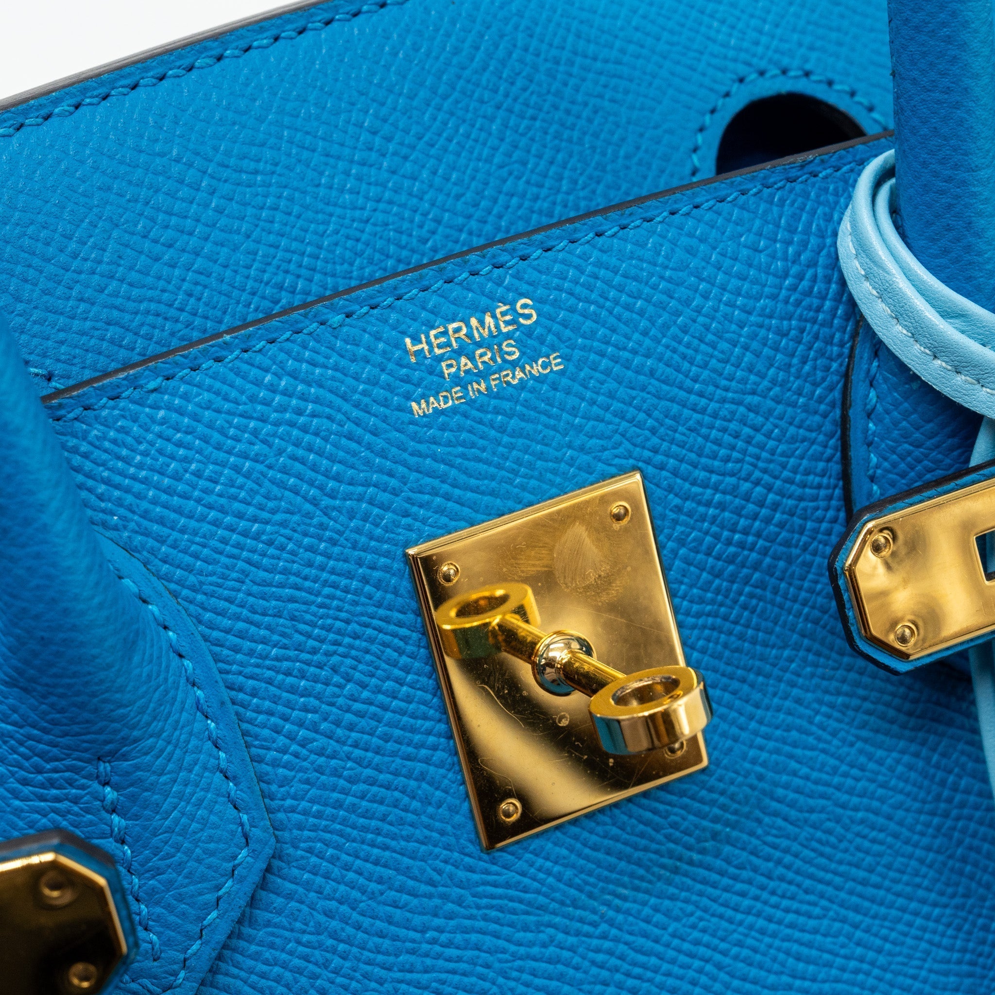 HERMES BIRKIN 30 EPSOM BLUE GHW