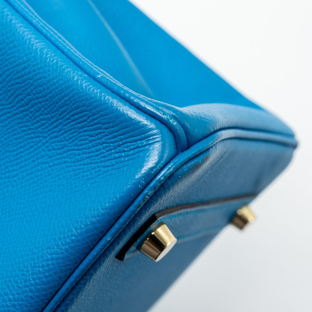 HERMES BIRKIN 30 EPSOM BLUE GHW