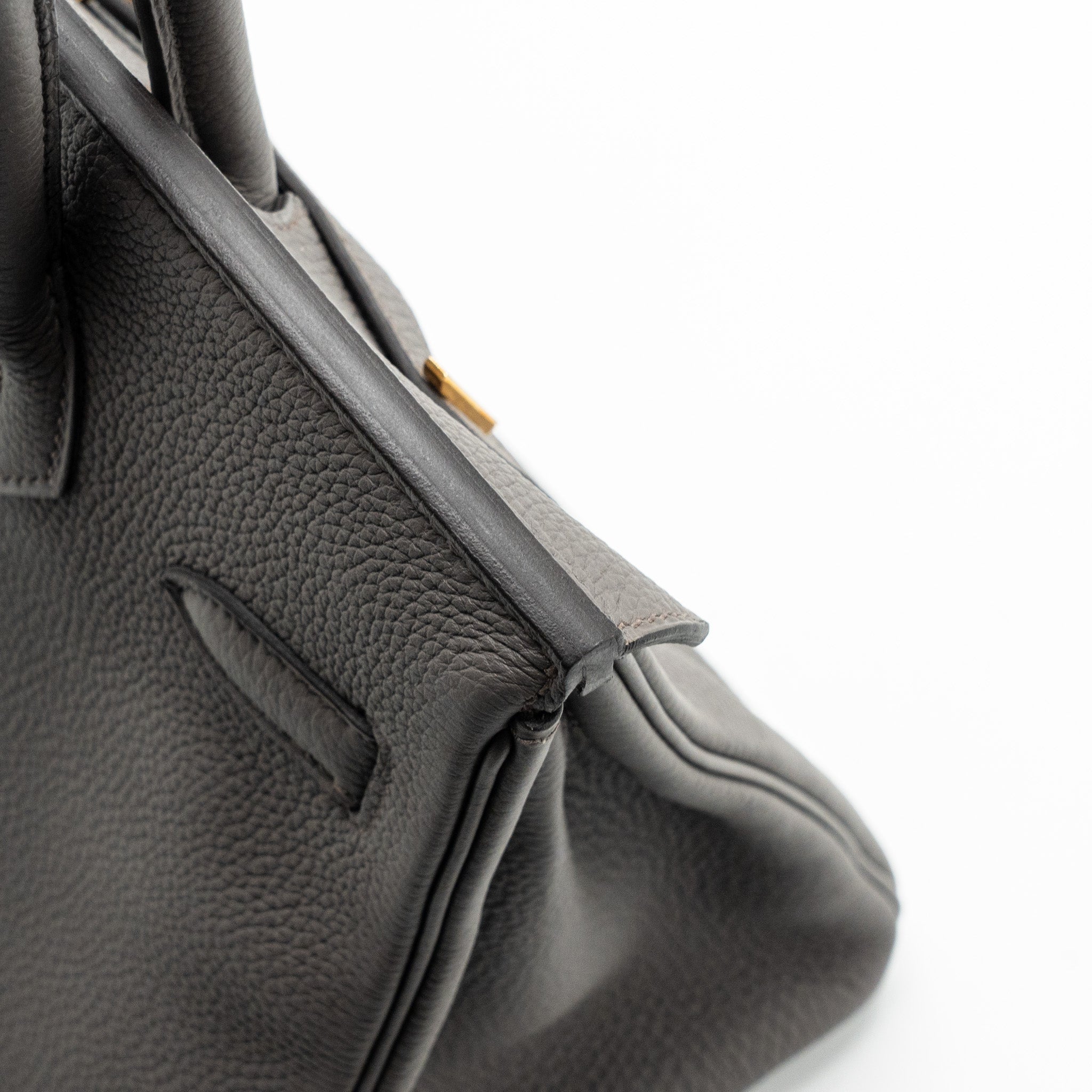 HERMES BIRKIN 30 TOGO GRIS ETAIN RGHW