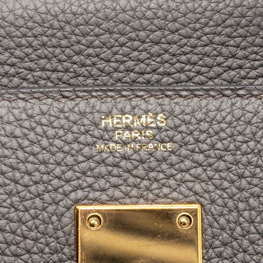 HERMES BIRKIN 30 TOGO GRIS ETAIN RGHW