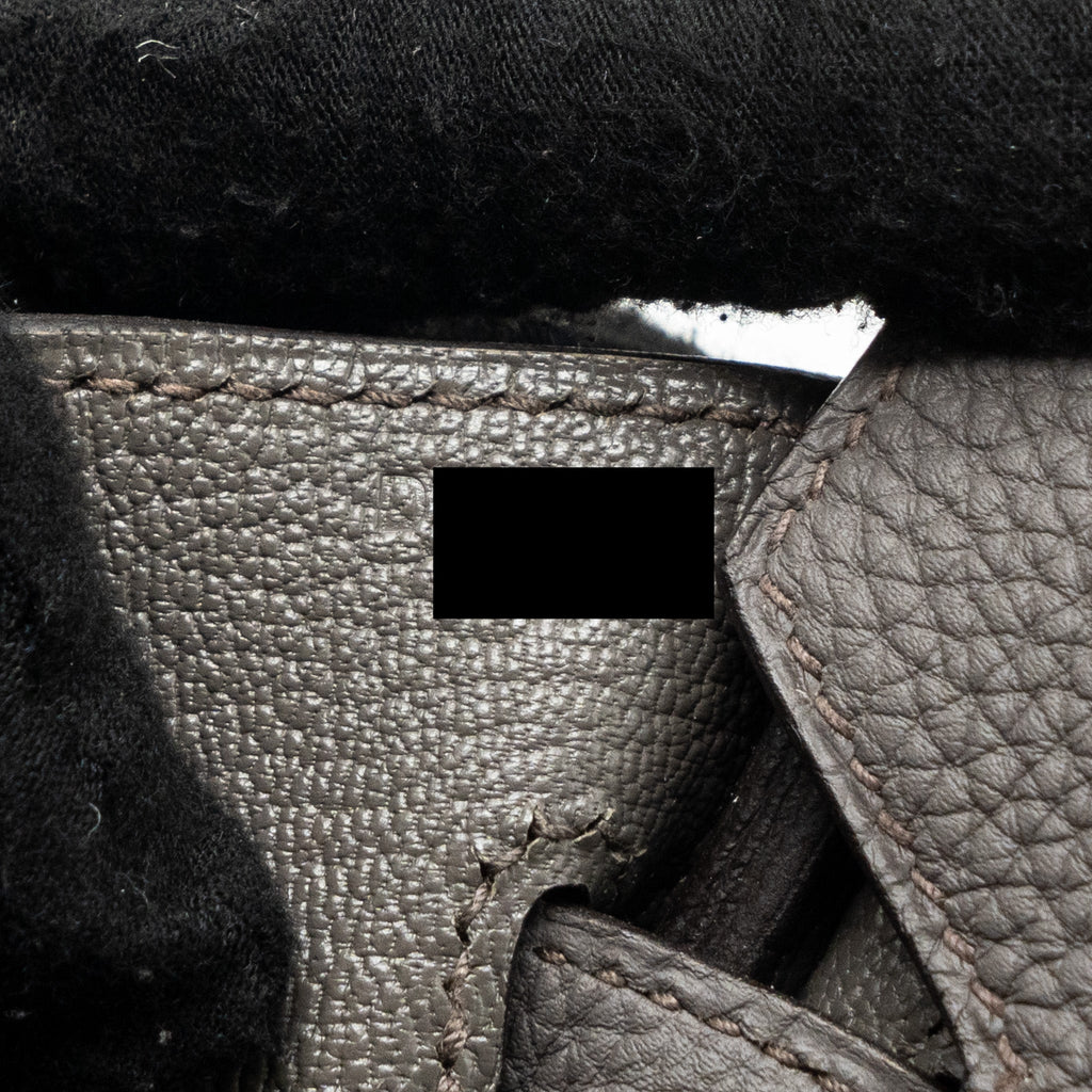 HERMES BIRKIN 30 TOGO GRIS ETAIN RGHW