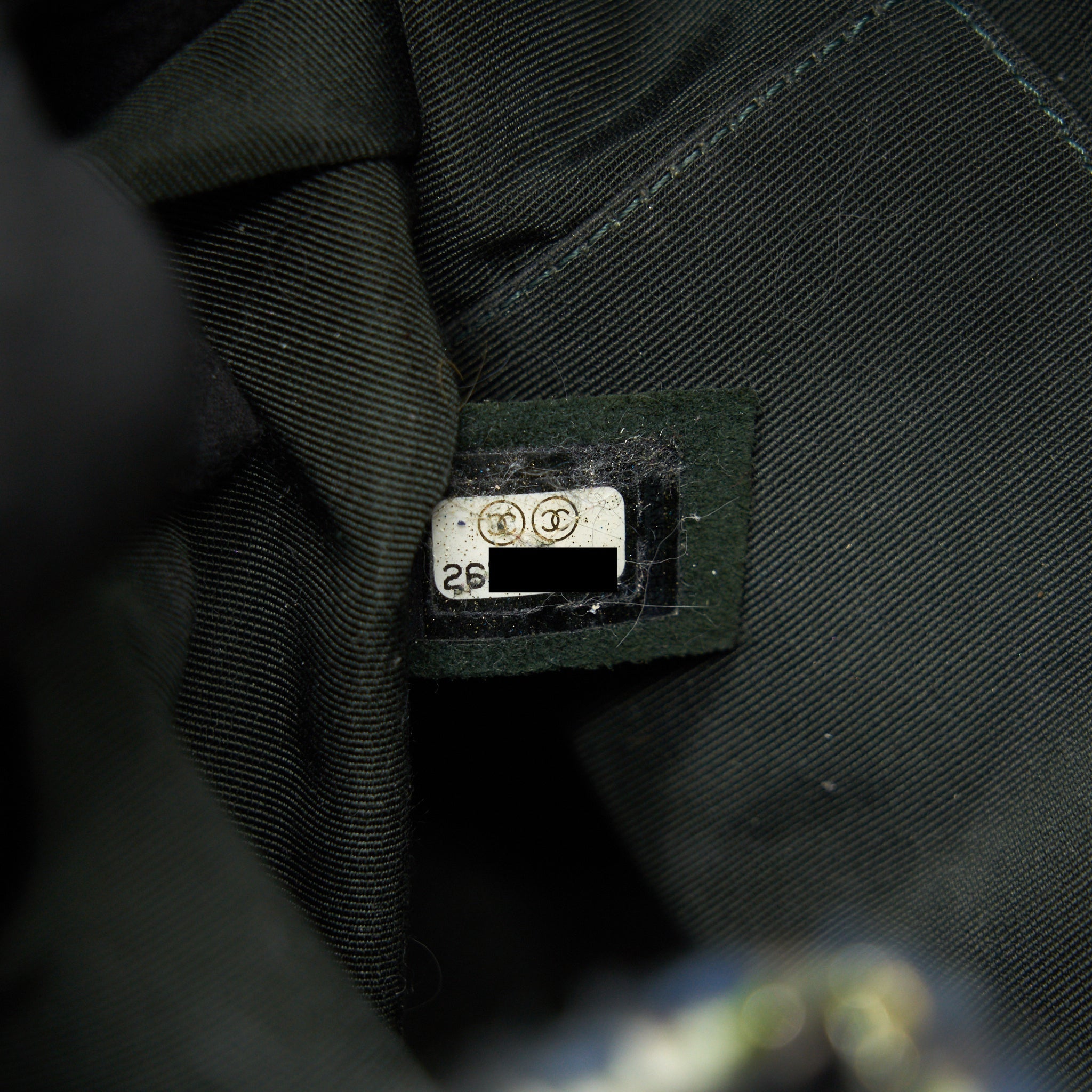 GABRIELLE TWEED BACKPACK DARK GREEN