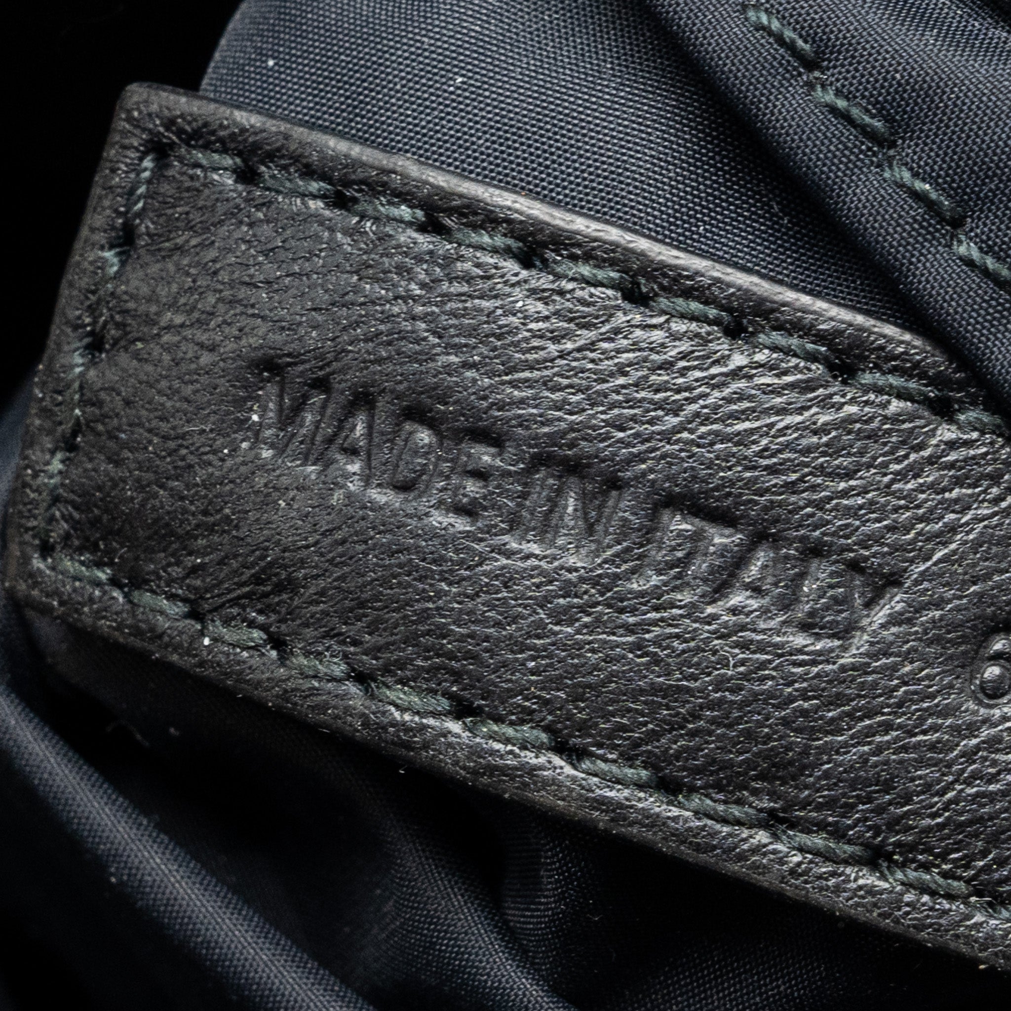 ARMY MESSENGER BAG BLACK RECYCLED NYLON BLACK/BLACK HARDWARE