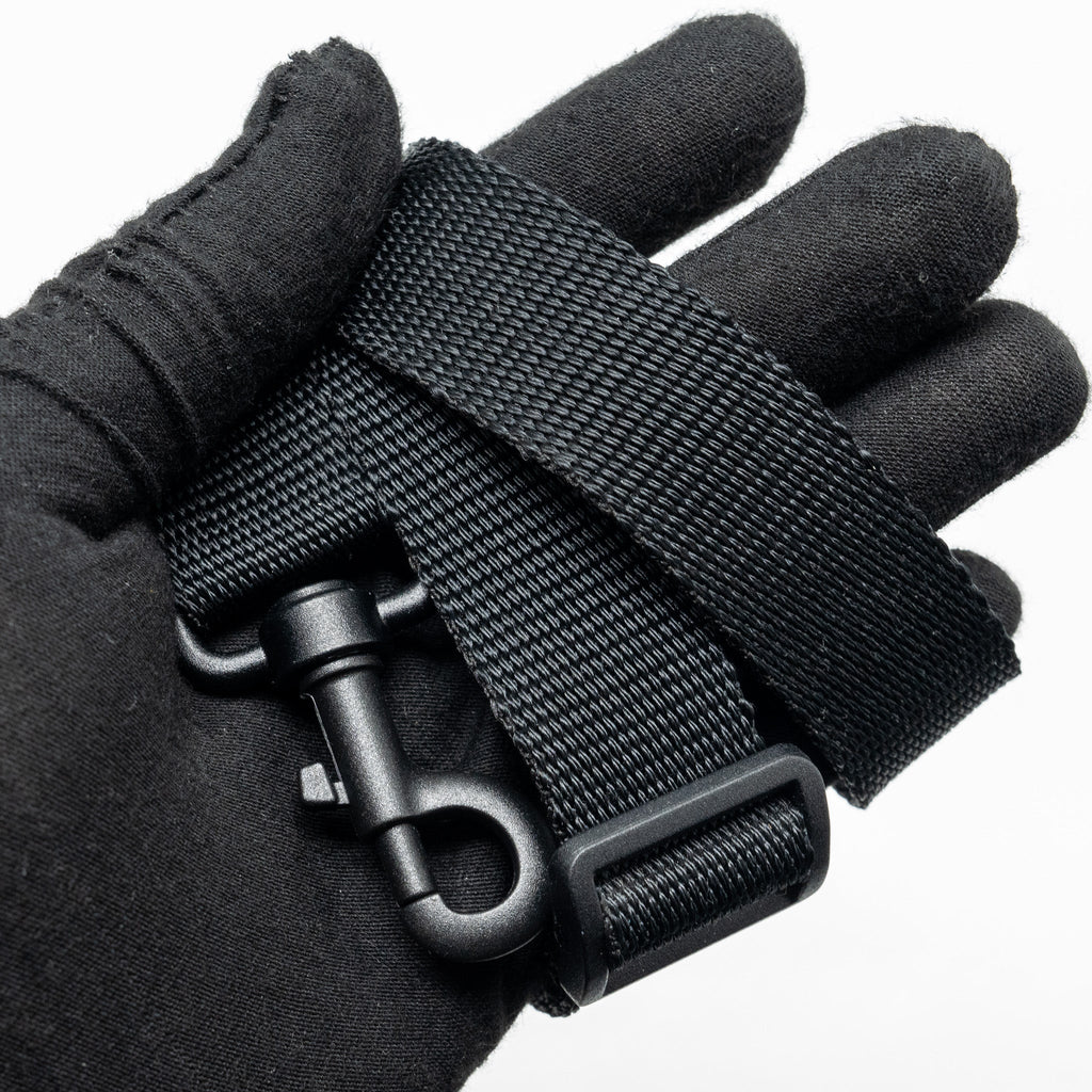 ARMY MESSENGER BAG BLACK RECYCLED NYLON BLACK/BLACK HARDWARE