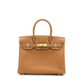 HERMES BIRKIN 30 TOGO 37 GOLD GHW