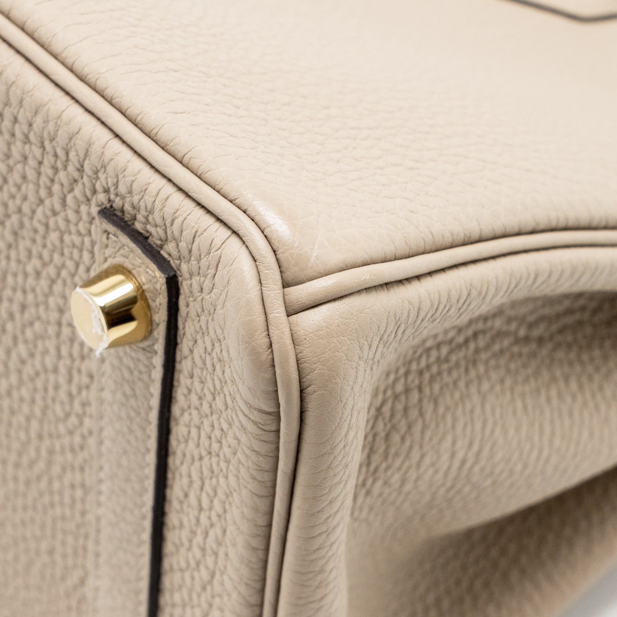 HERMES BIRKIN 25 TOGO GRIS TOURTERELLE GHW