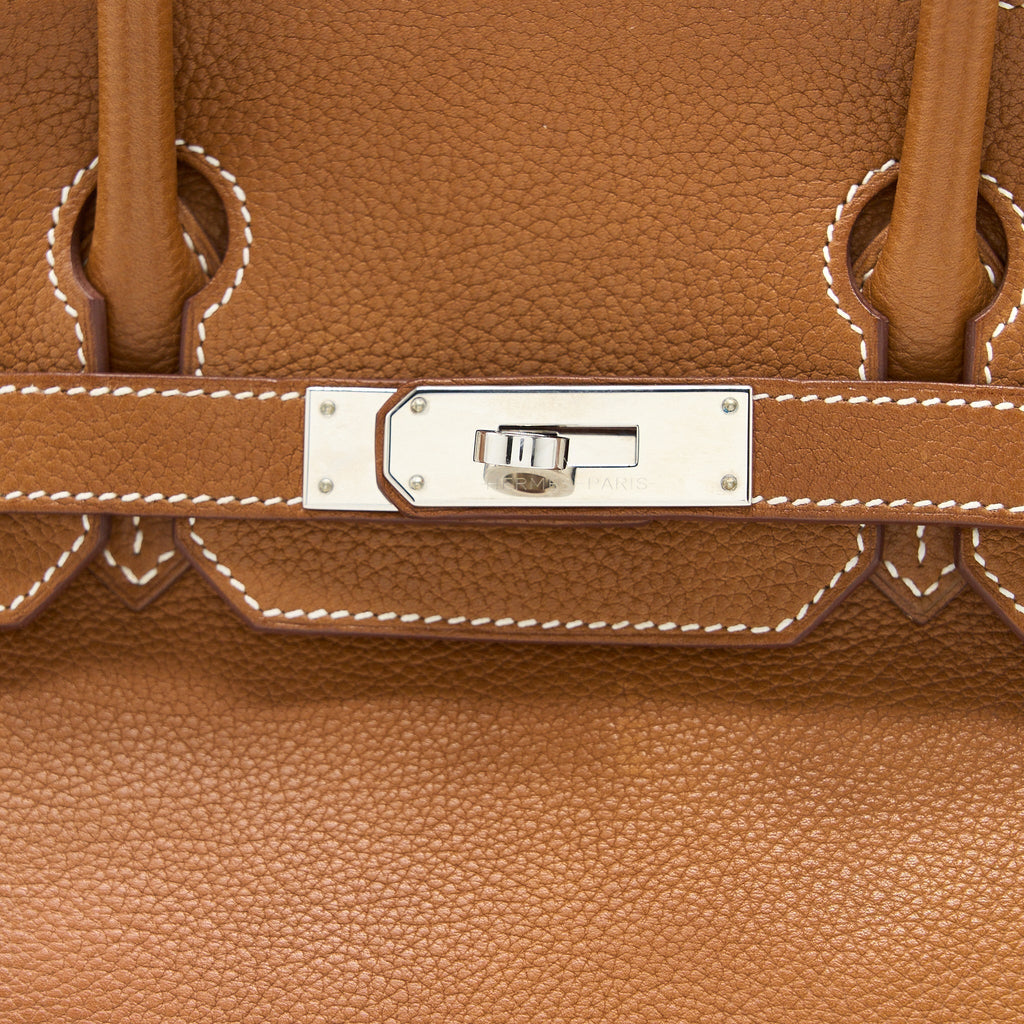 HERMES BIRKIN 30 BARENIA FAUBOURG FAUVE SHW