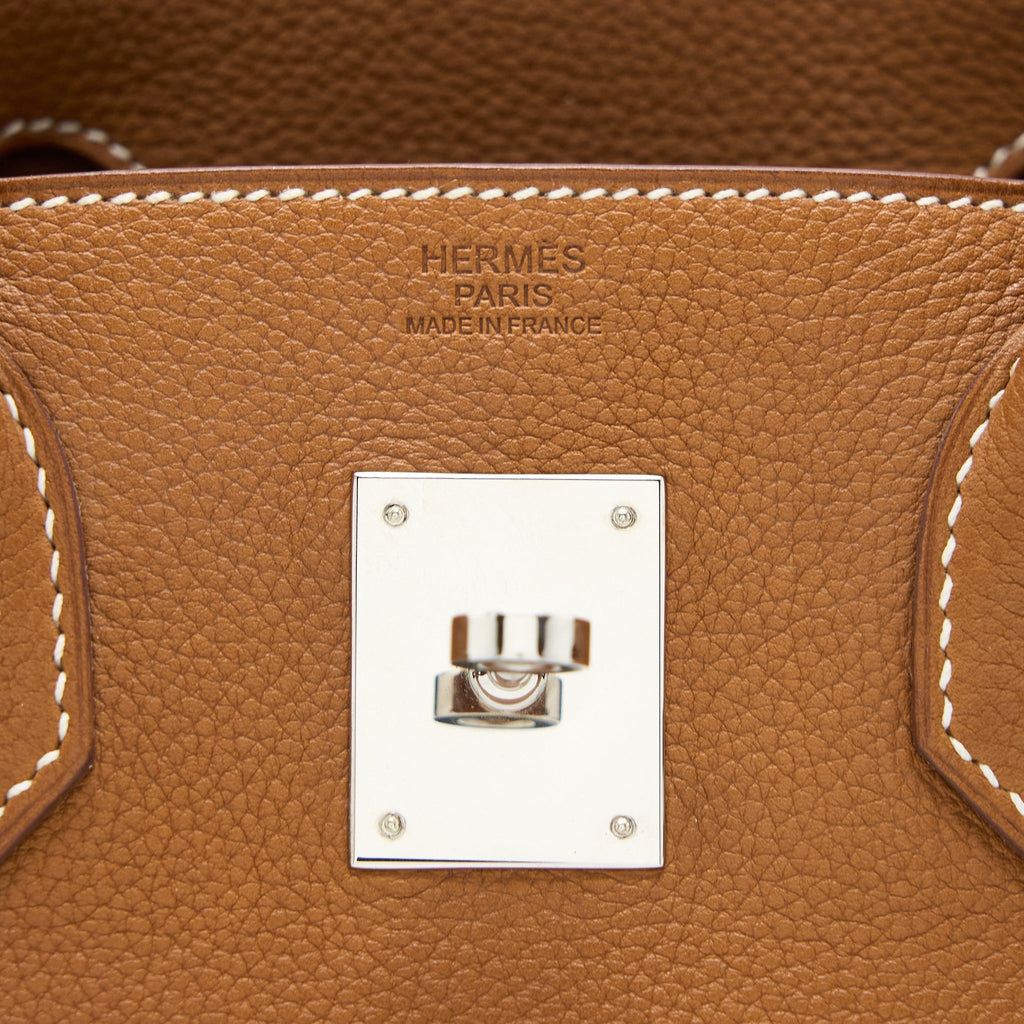 HERMES BIRKIN 30 BARENIA FAUBOURG FAUVE SHW