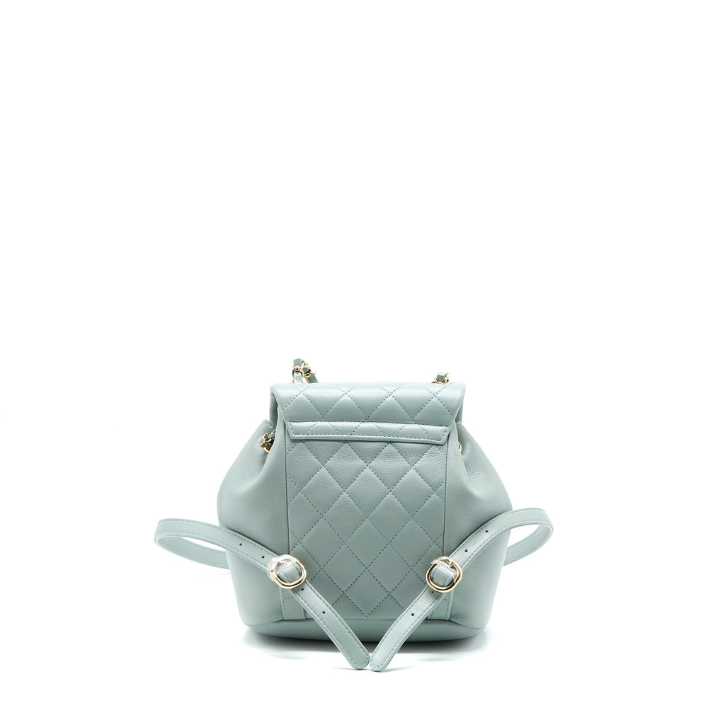 23C DUMA MINI BACKPACK CALFSKIN LIGHT GREY LGHW (MICROCHIP)