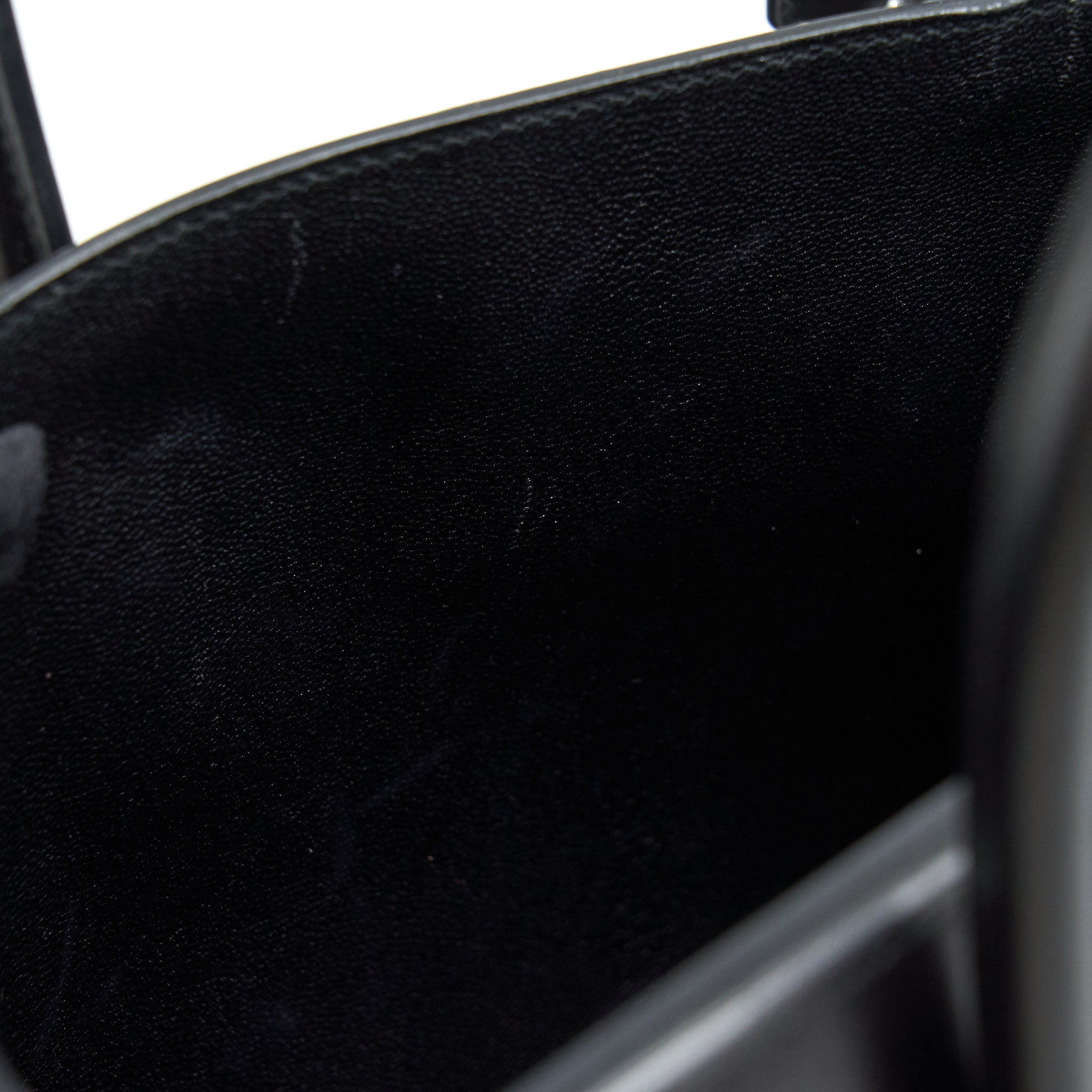 HERMES BIRKIN 35  BOX LEATHER BLACK WITH PALLADIUM GUILLOCHE HARDWARE