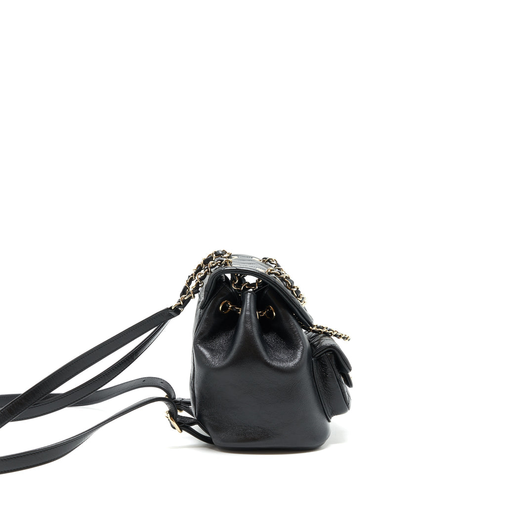 22C MINI DUMA BACKPACK CALFSKIN BLACK LGHW(MICROCHIP)