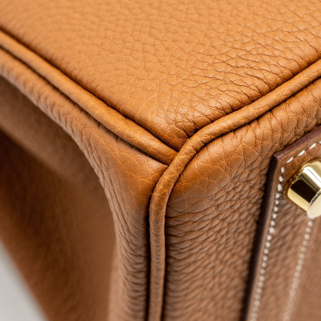 HERMES BIRKIN 25 TOGO GOLD GHW