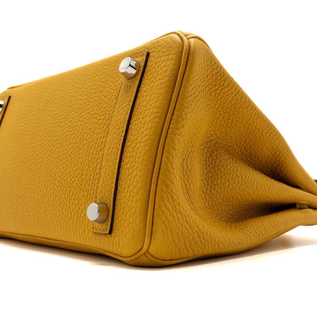 HERMES BIRKIN 25 TOGO JAUNE AMBRE SHW