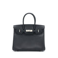 HERMES BIRKIN 30 RETOURNE EPSOM BLACK SHW