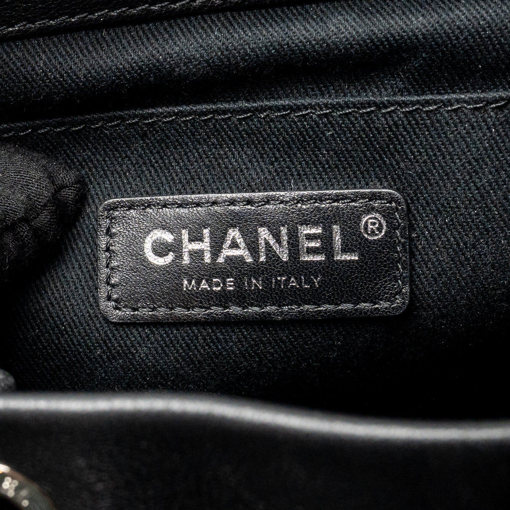 QUILTED METALLIC BUBBLE BACKPACK LAMBSKIN BLACK MULTICOLOUR HARDWARE