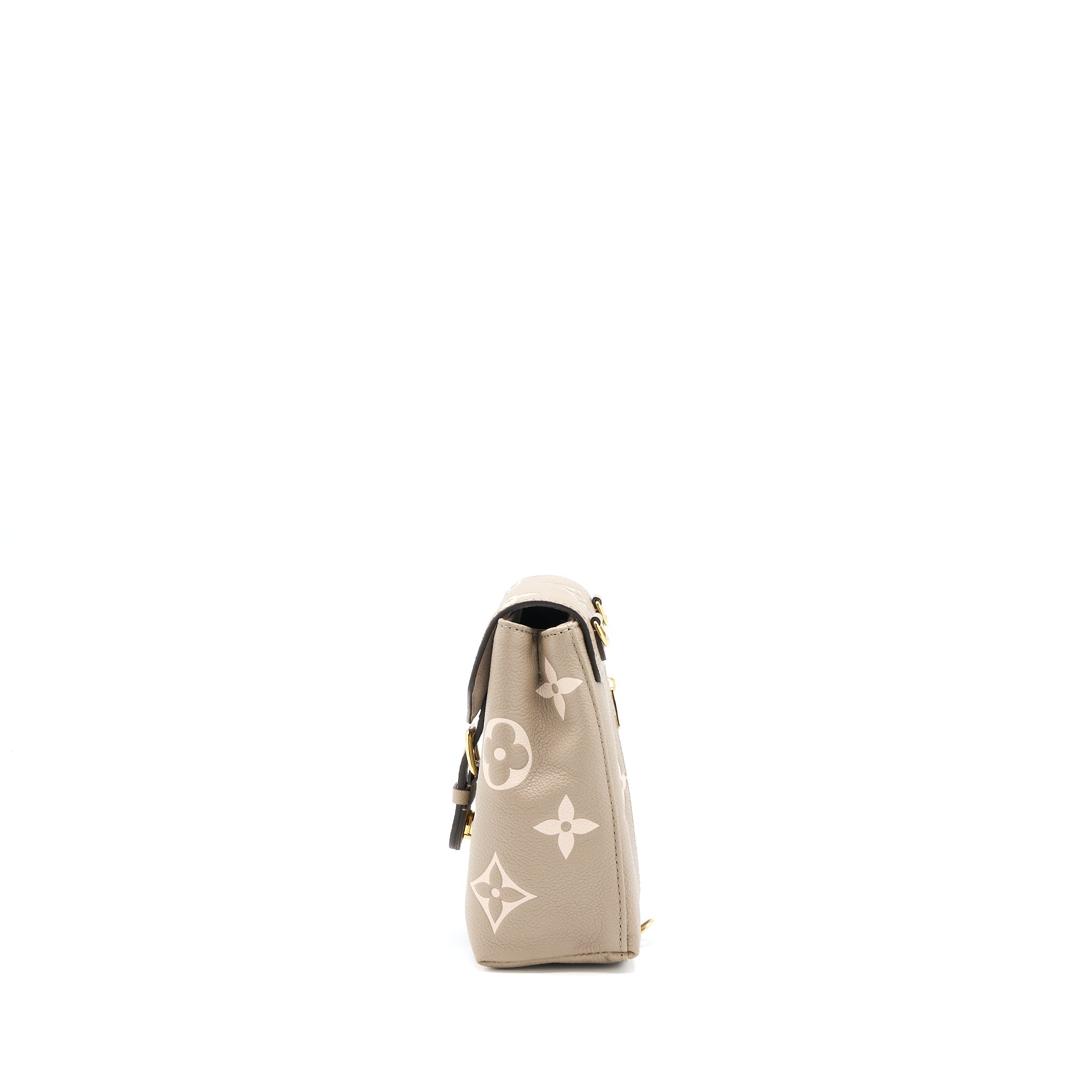 TINY BACKPACK MONOGRAM EMPREINTE TOURTERELLE BEIGE/ CREAM GHW