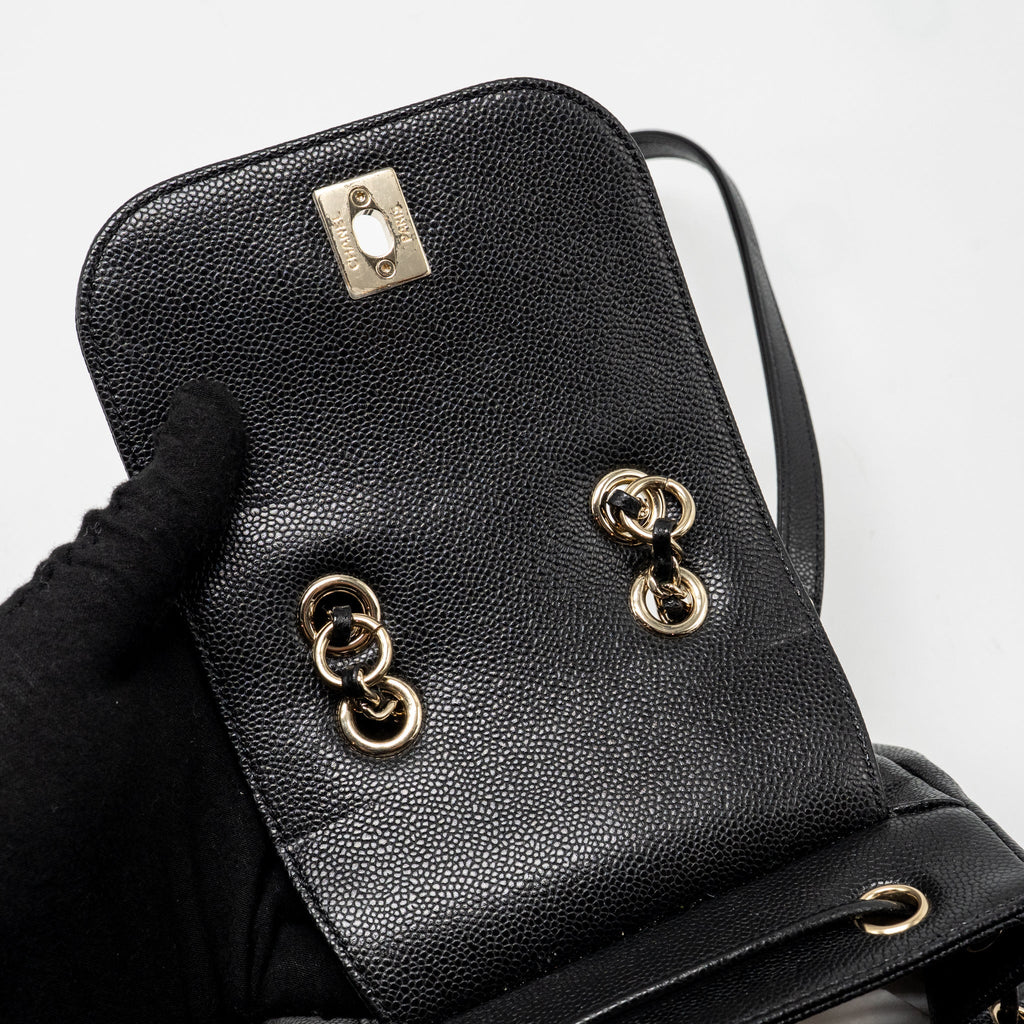AFFINITY BACKPACK CAVIAR BLACK LGHW (MICROCHIP)