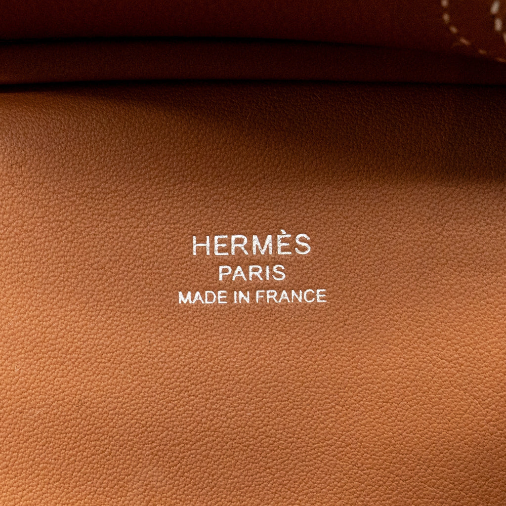 HERMES BIRKIN 25 CARGO TOILE H/SWIFT ECRU-BEIGE/GOLD SHW