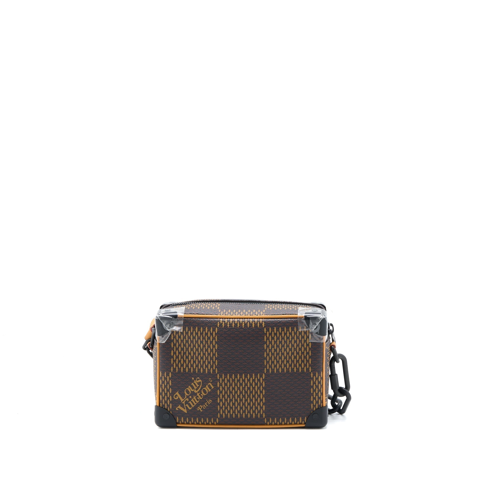 MINI SOFT TRUNK LIMITED EDITION SUTURES TOILES BLACK HARDWARE
