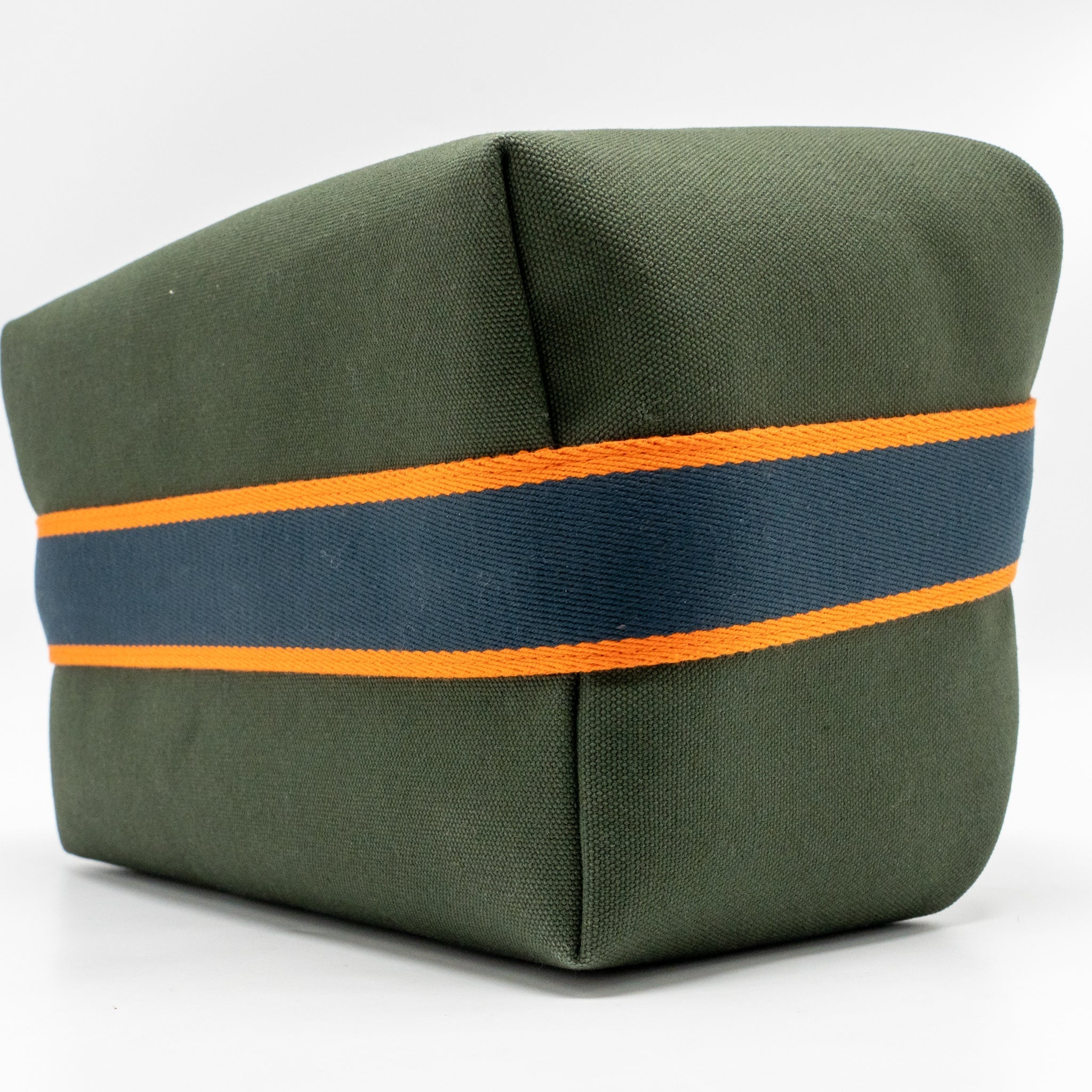 BRIDE-A-BRAC CASE LARGE MODEL CANVAS DARK GREEN/DARK BLUE/ORANGE SHW
