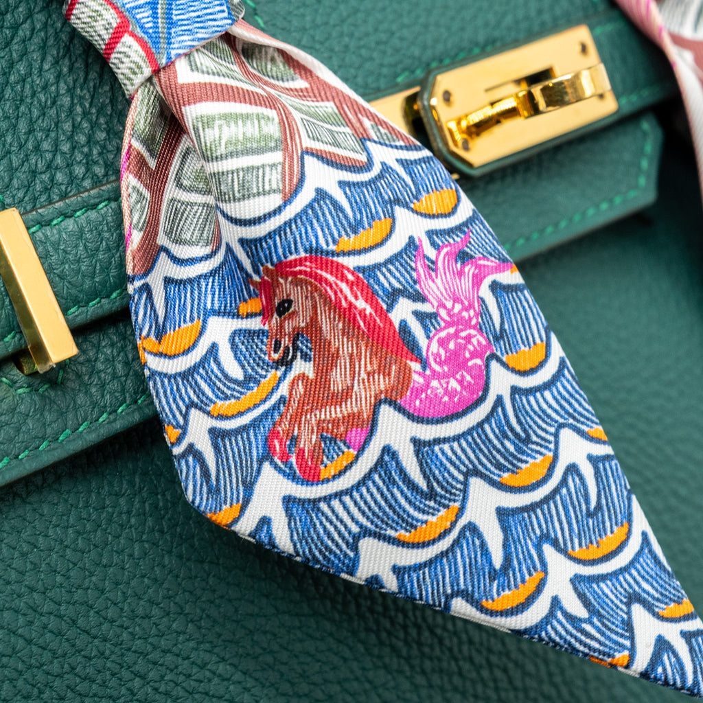 HERMES BIRKIN 25 TOGO Z6 MALACHITE GHW