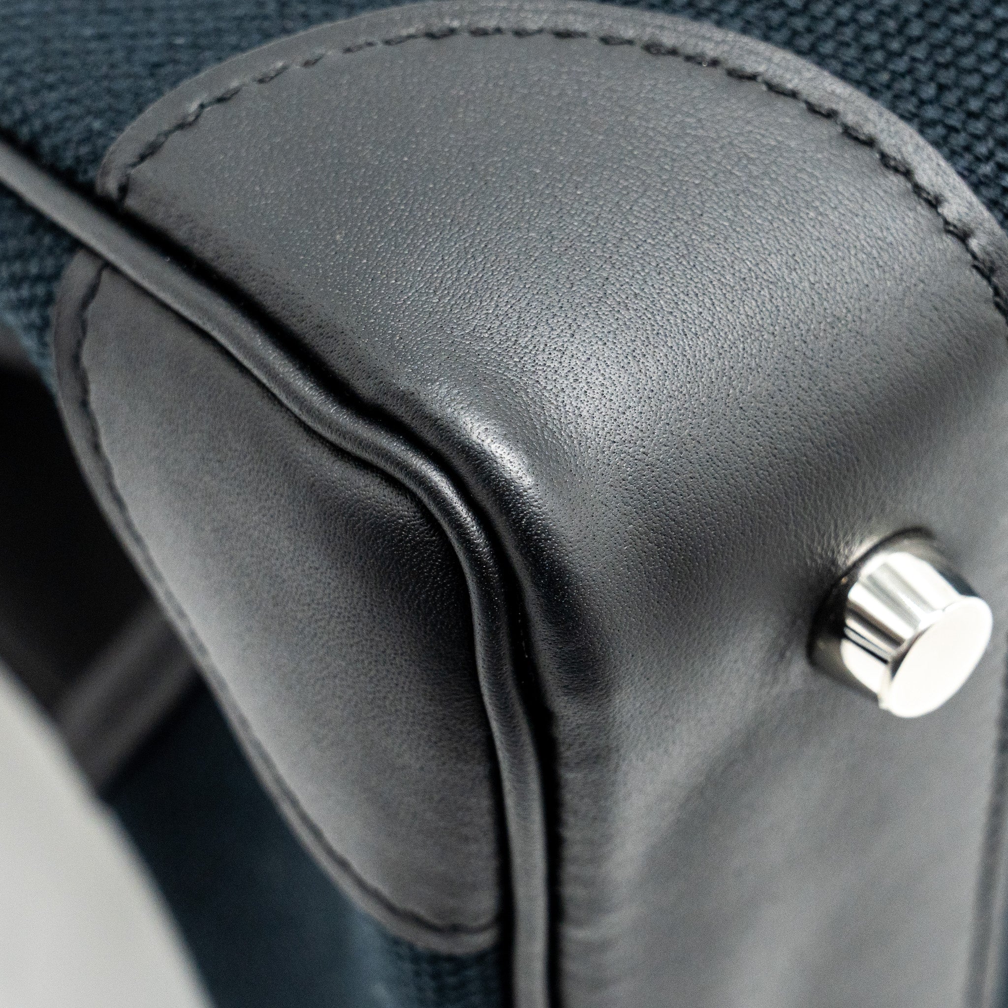 HERMES BIRKIN 25 CARGO TOILE GEOLAND/SWIFT BLACK SHW