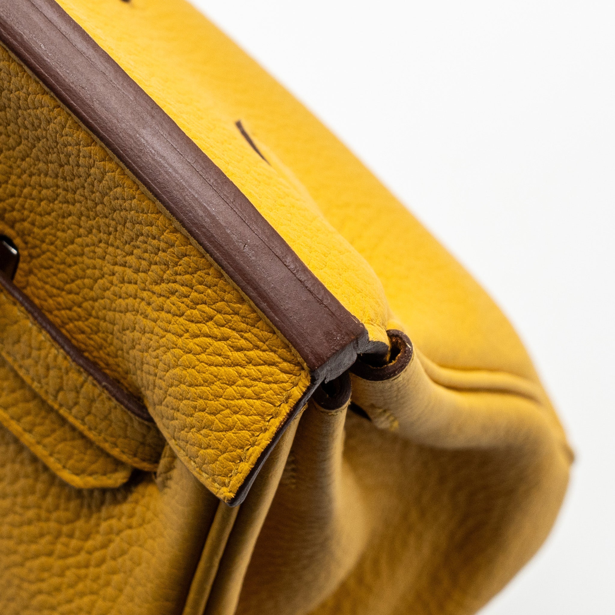 HERMES BIRKIN 25 TOGO JAUNE AMBRE SHW