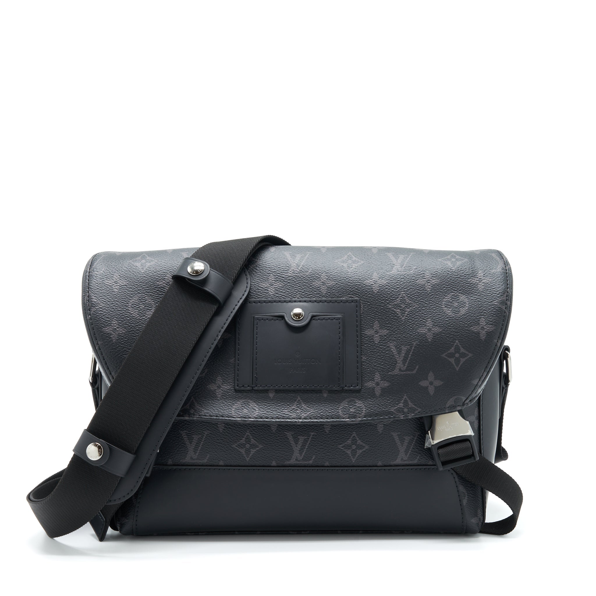 ECLIPSE VOYAGER MESSENGER BAG MONOGRAM CANVAS BLACK YEAR 2020