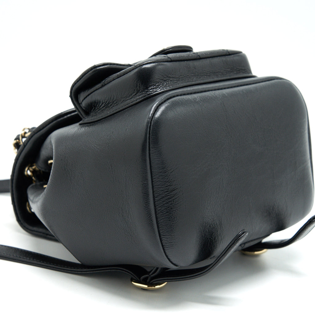 22C MINI DUMA BACKPACK CALFSKIN BLACK LGHW(MICROCHIP)