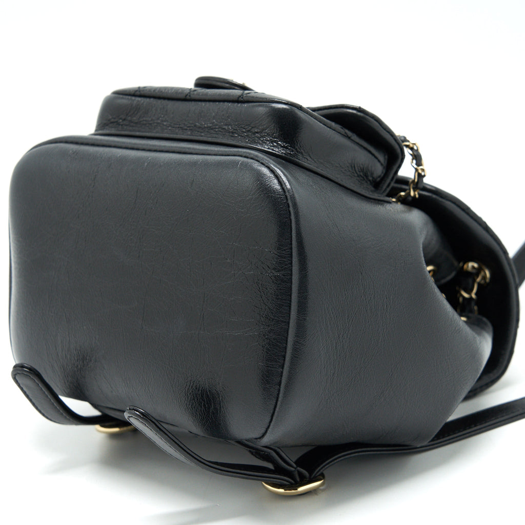 22C MINI DUMA BACKPACK CALFSKIN BLACK LGHW(MICROCHIP)