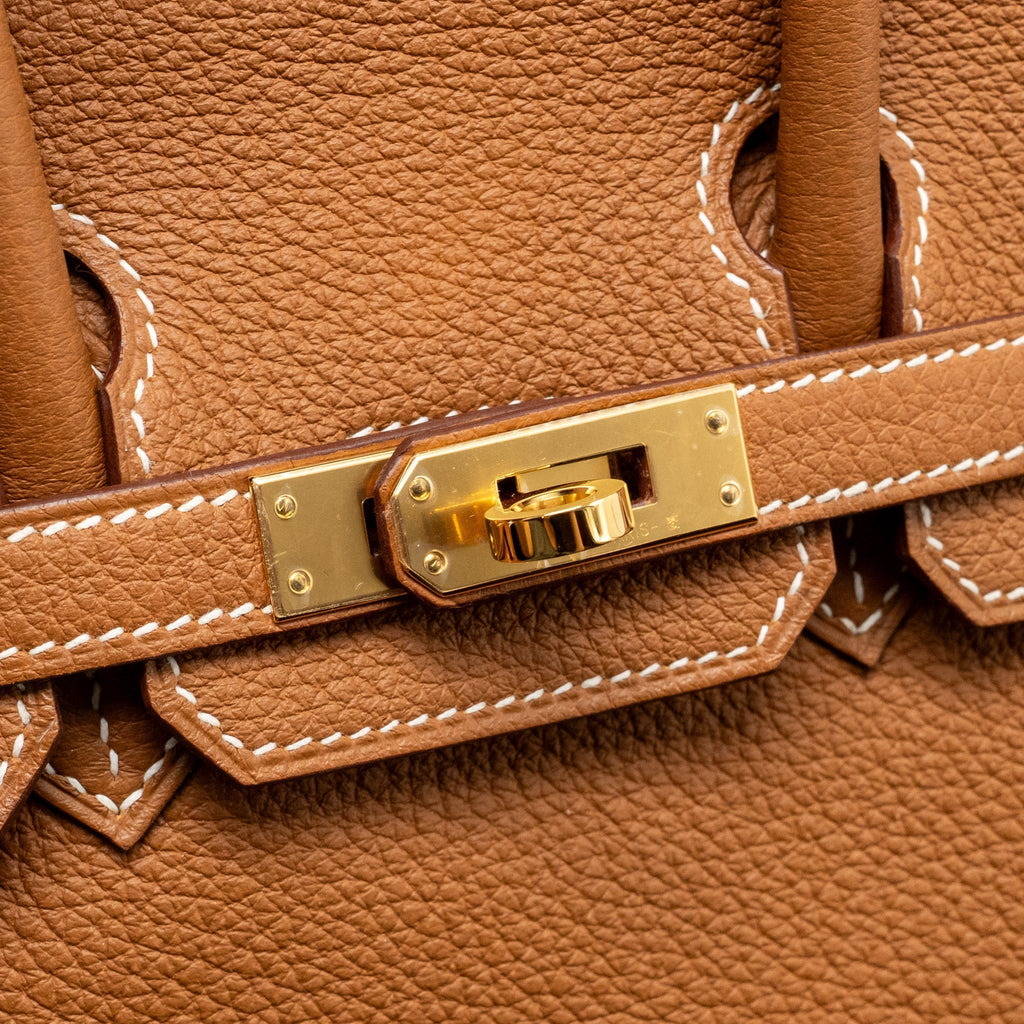 HERMES BIRKIN 25 TOGO GOLD GHW