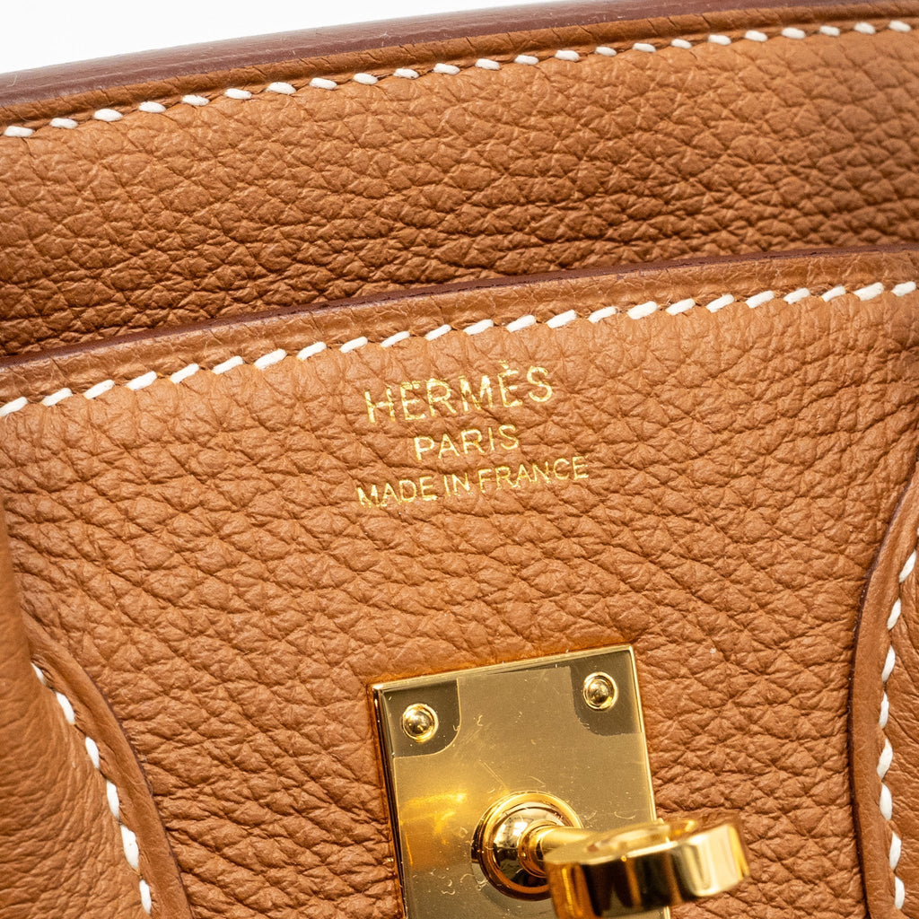 HERMES BIRKIN 25 TOGO GOLD GHW