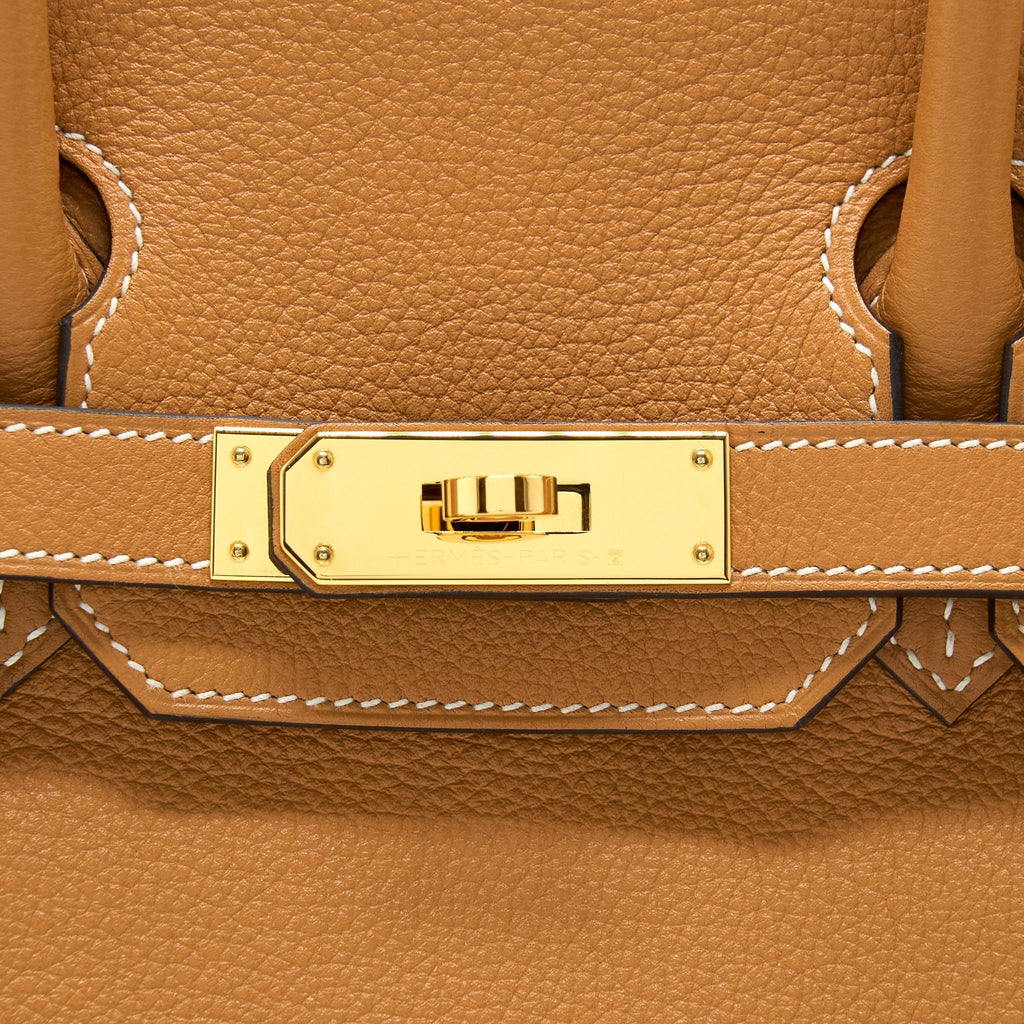 HERMES BIRKIN 30 NOVILLO 1H TOFFEE GHW