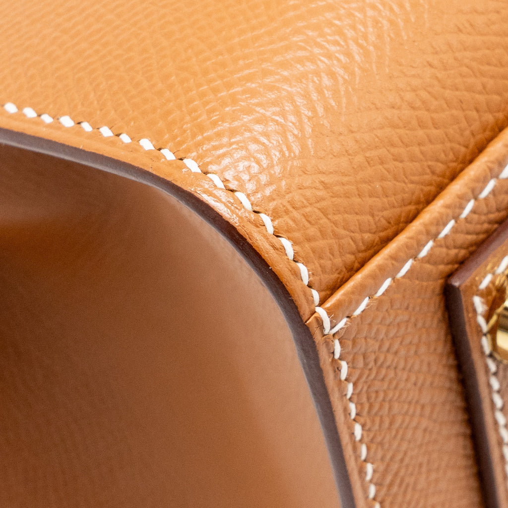 HERMES BIRKIN 25 EPSOM GOLD GHW