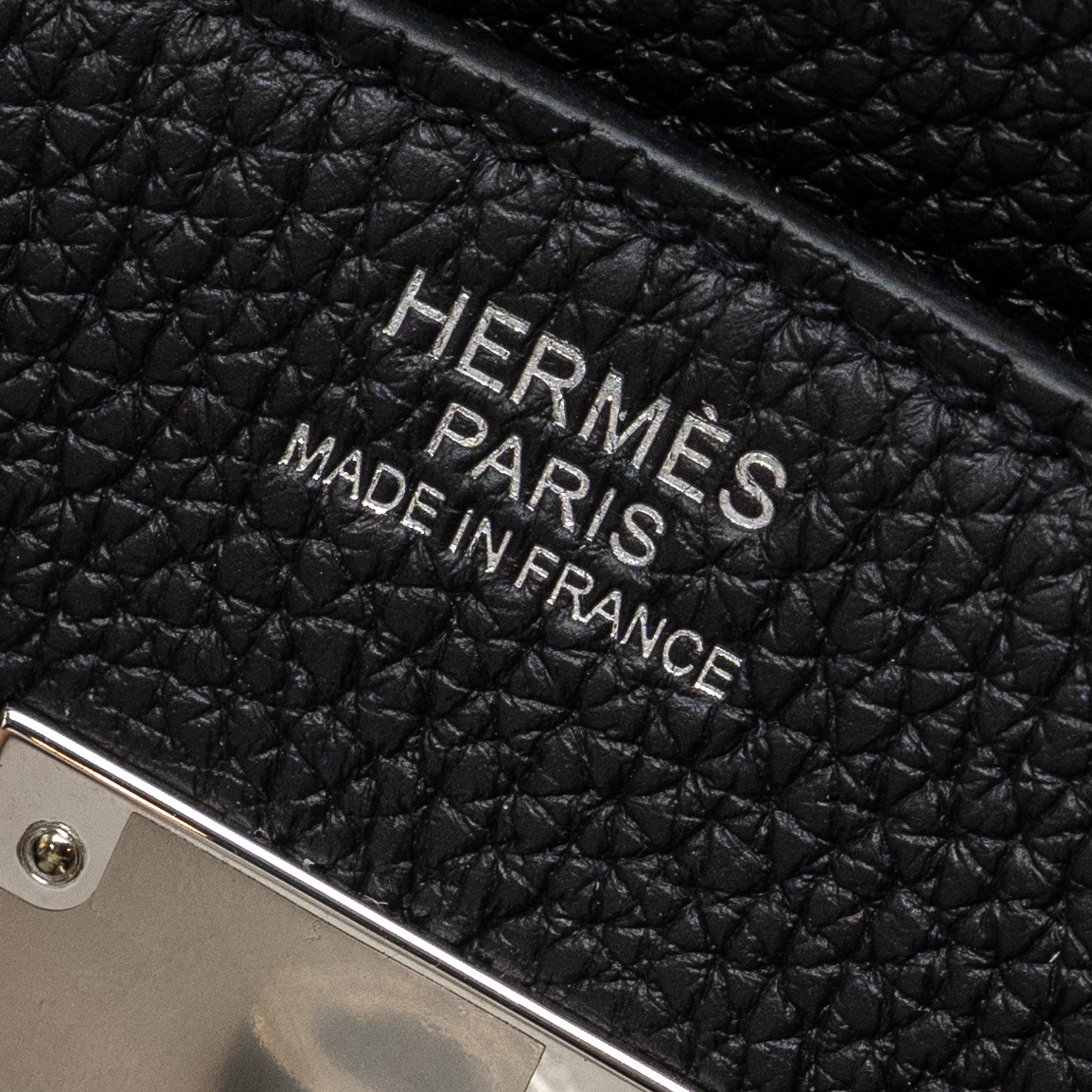 HERMES BIRKIN 30 TOGO LEATHER BLACK SHW