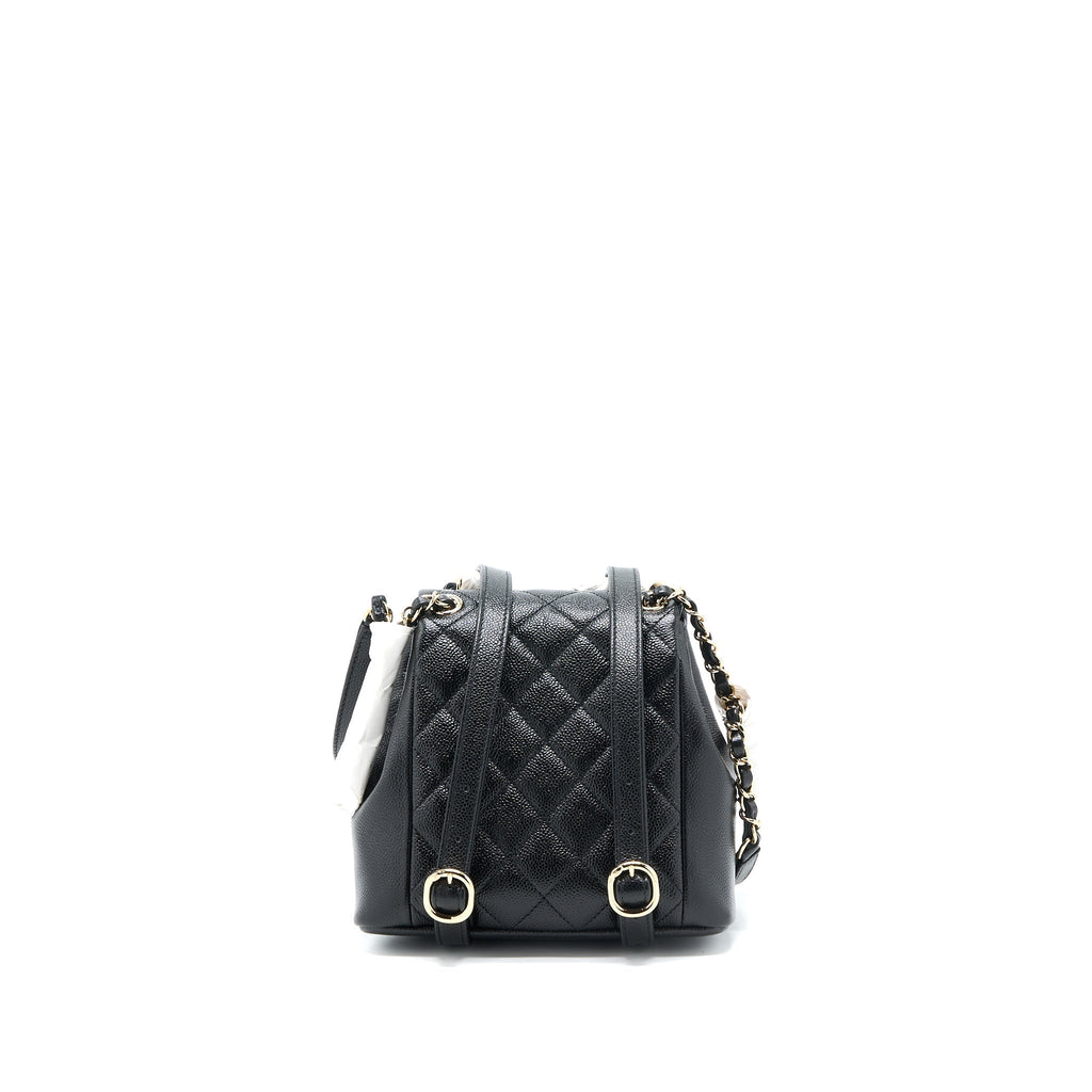 23P MINI TRIPLE PACK BACKPACK CAVIAR BLACK LGHW (MICROCHIP)