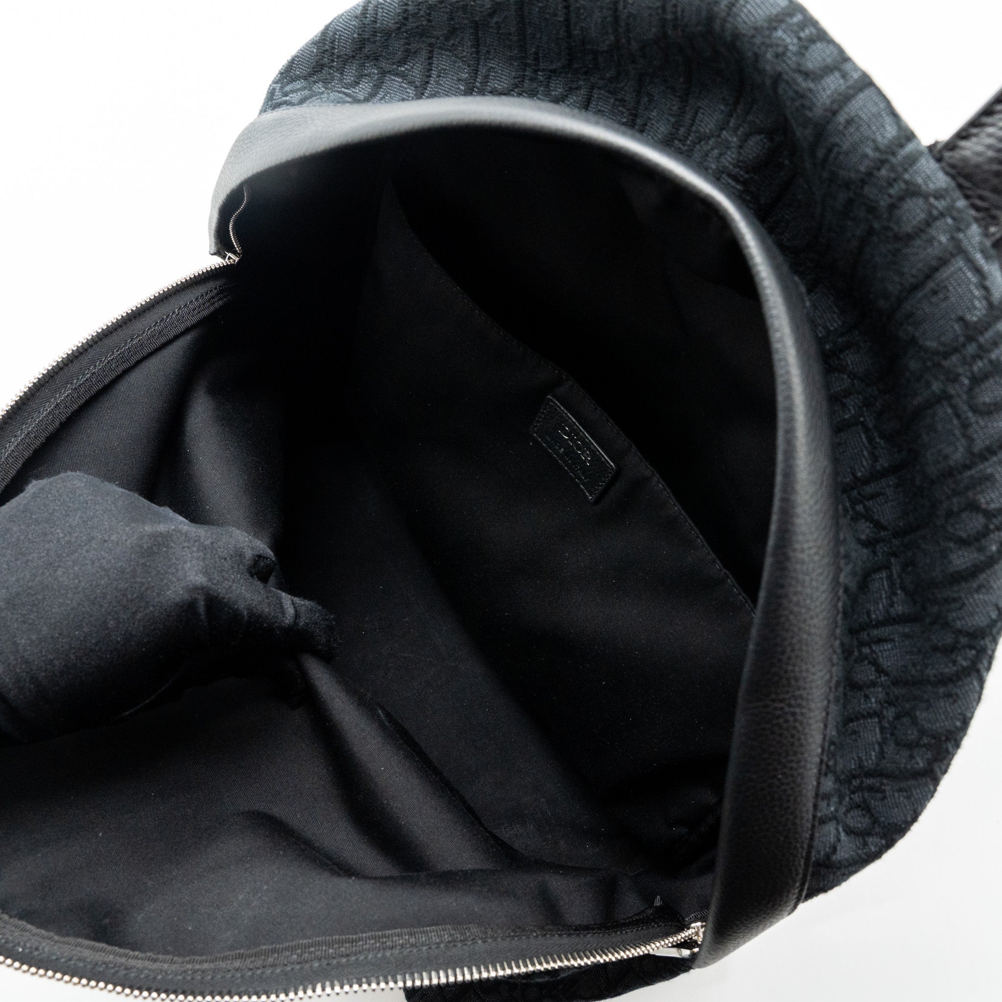 RIDER BACKPACK BLACK DIOR OBLIQUE JACQUARD SHW