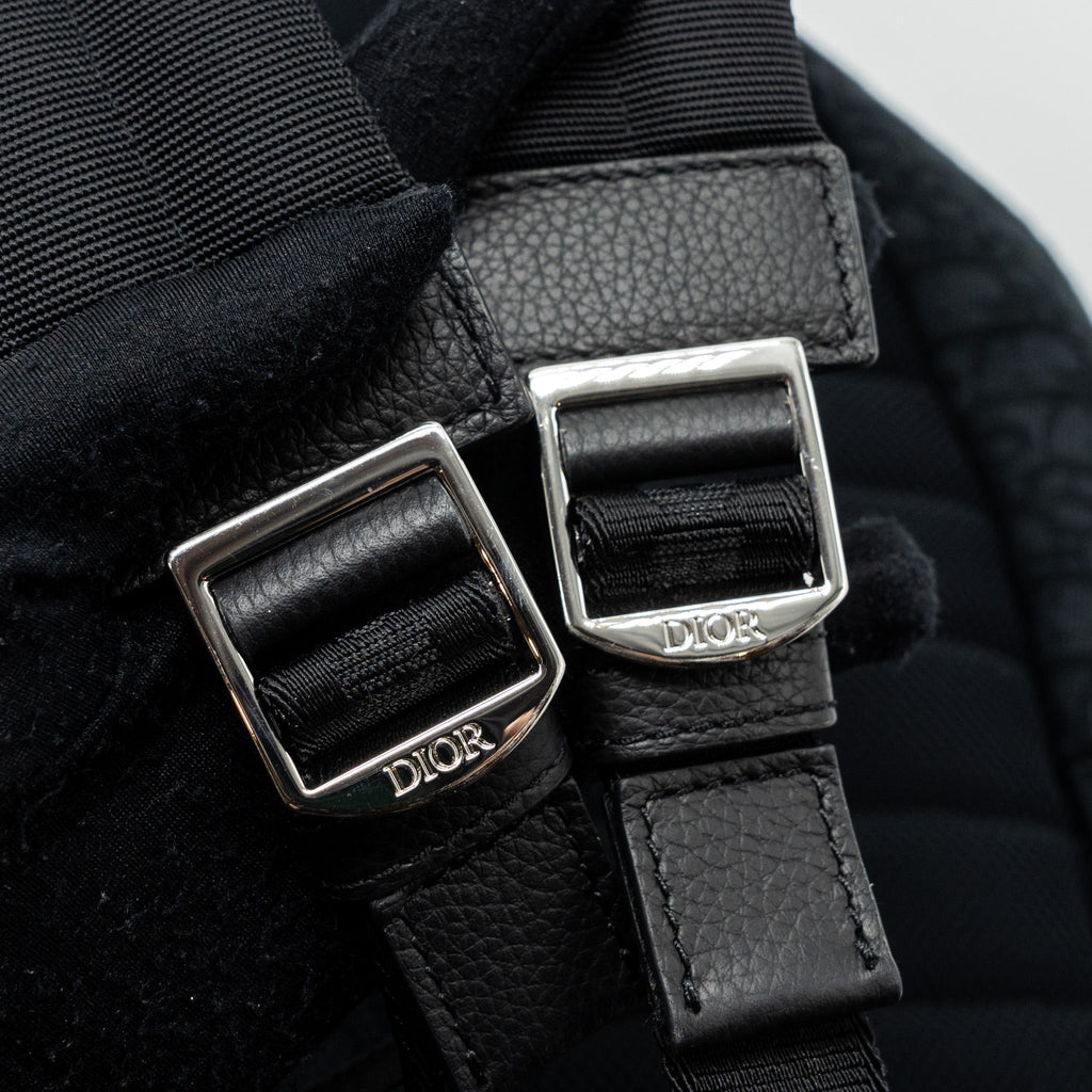 RIDER BACKPACK BLACK DIOR OBLIQUE JACQUARD SHW