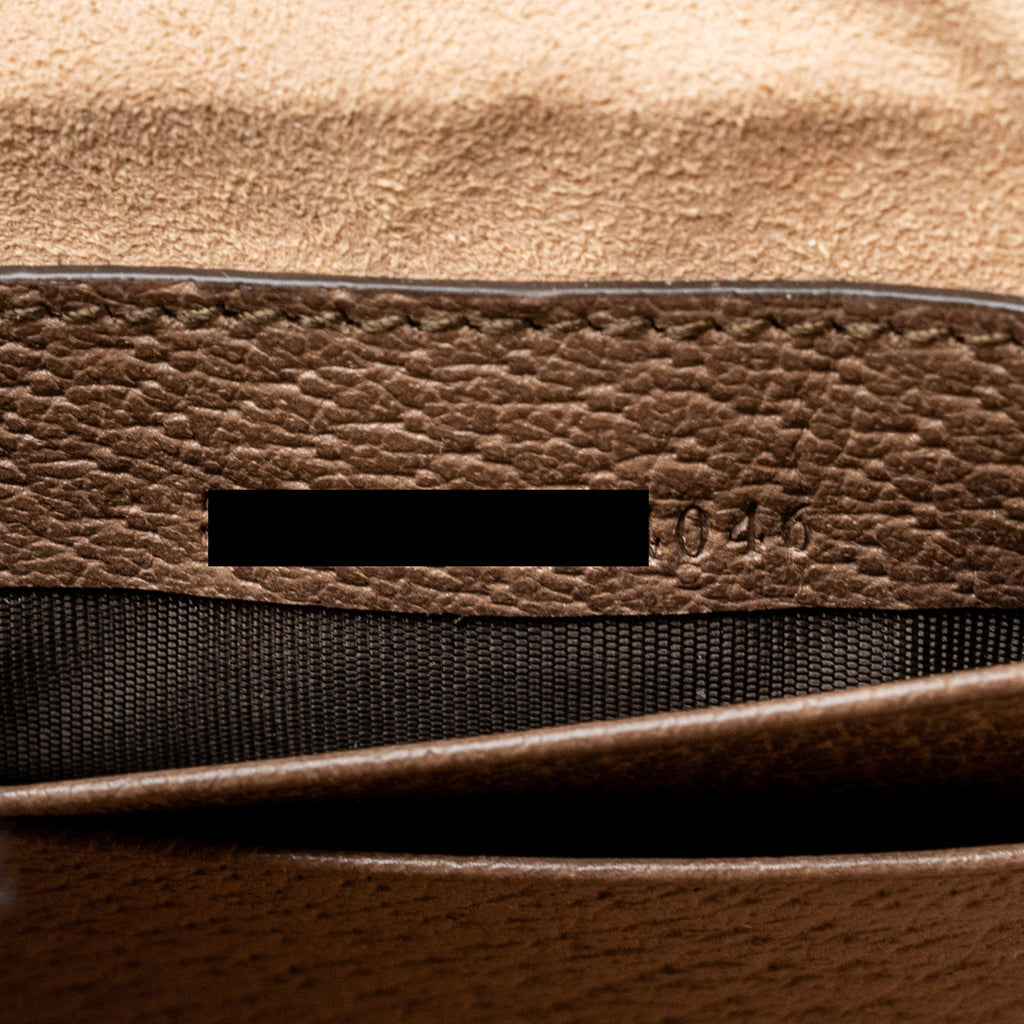 ROUND OPHIDIA BACKPACK GG SUPREME CANVAS GHW