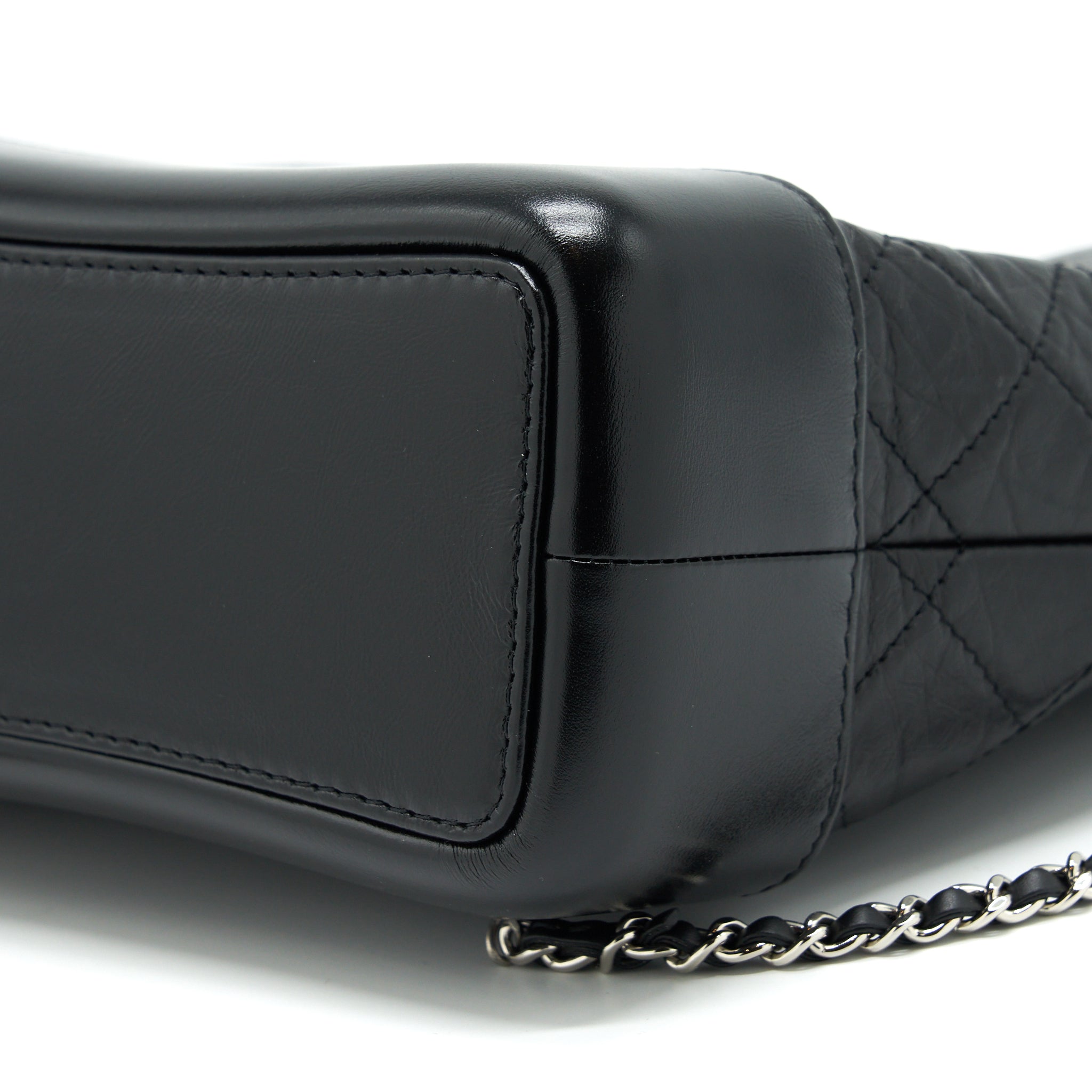 SMALL GABRIELLE BACKPACK CALFSKIN BLACK WITH MULTICOLOUR HARDWARE (MICROCHIP)