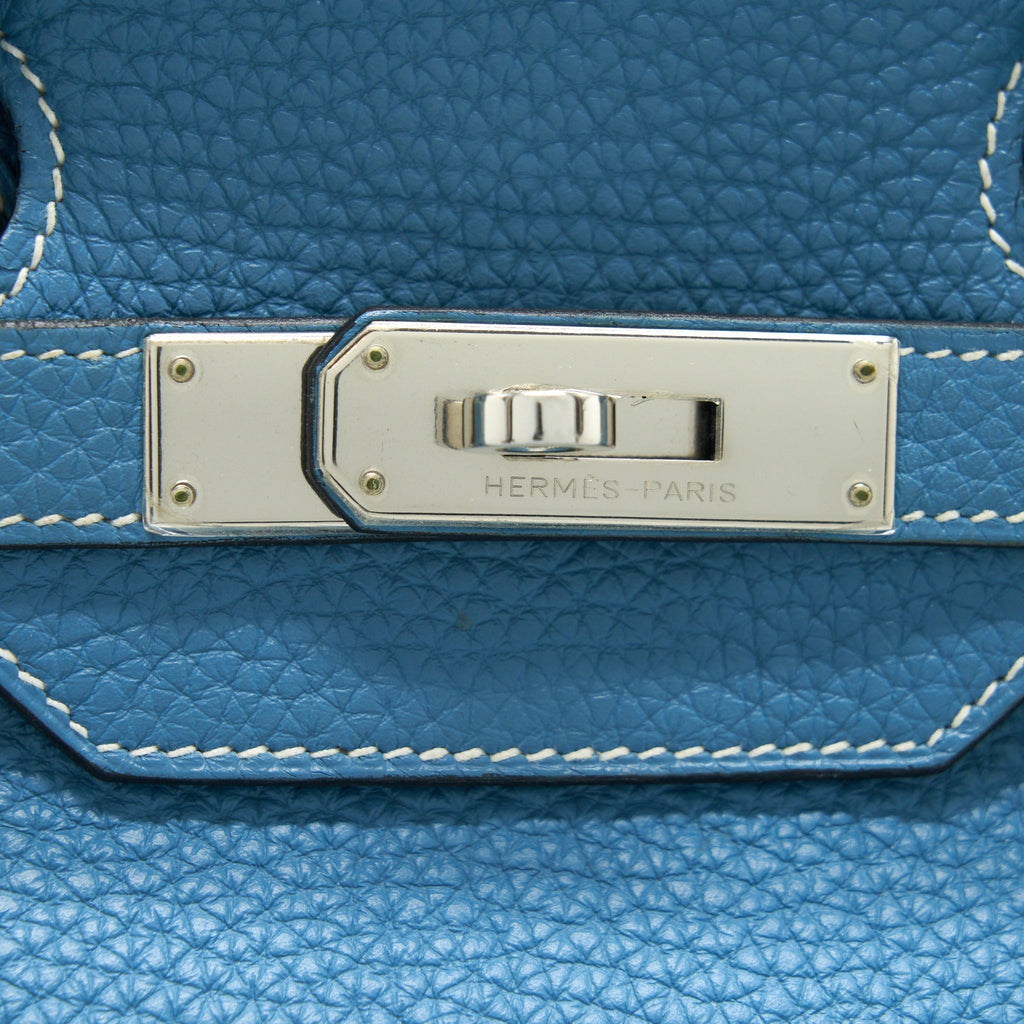 HERMES BIRKIN 35 TOGO BLUE JEANS SHW