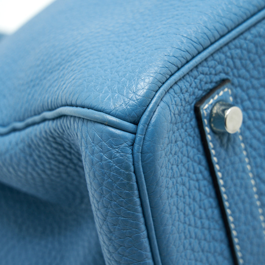 HERMES BIRKIN 35 TOGO BLUE JEANS SHW