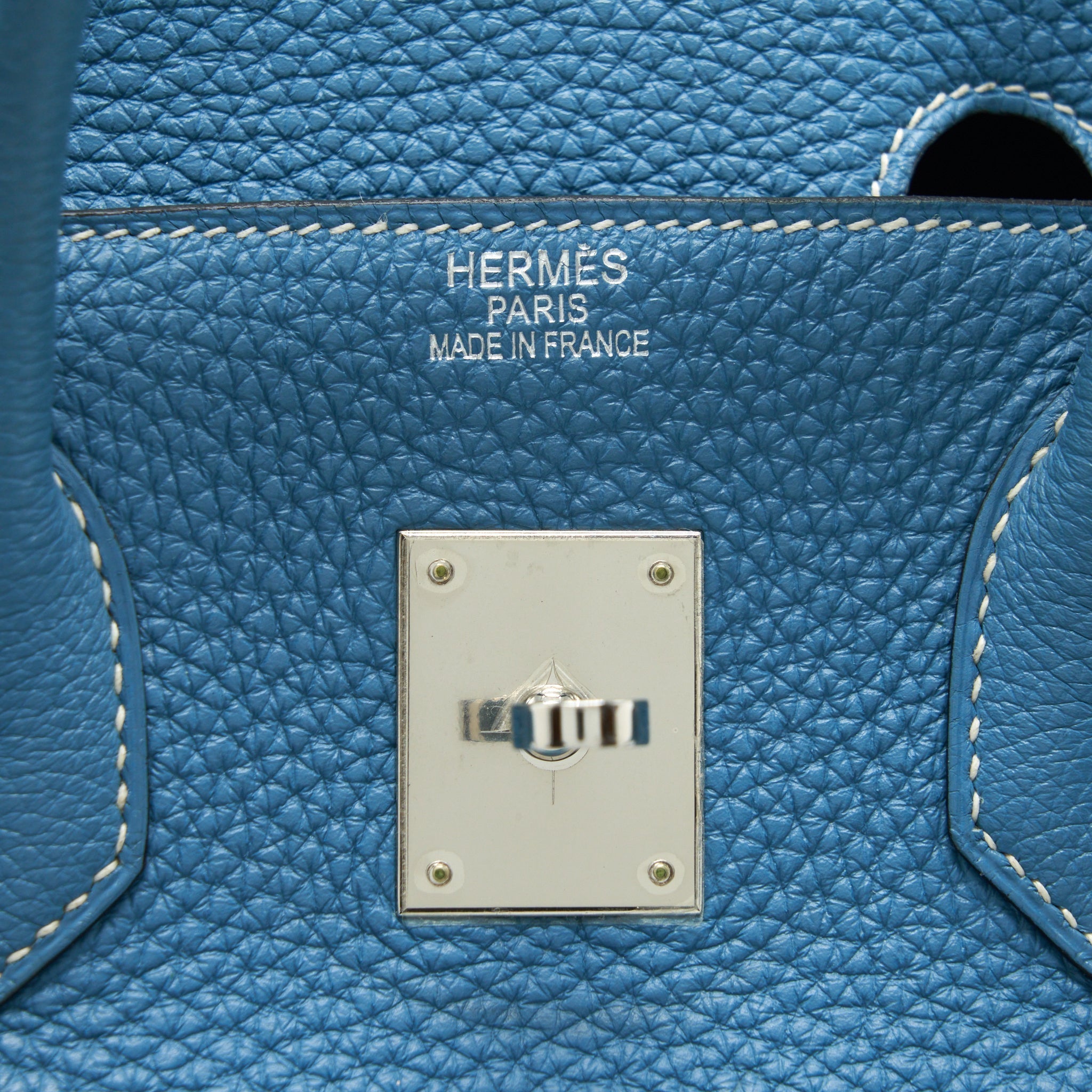 HERMES BIRKIN 35 TOGO BLUE JEANS SHW
