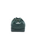 SMALL GABRIELLE BACKPACK CALFSKIN DARK GREEN MULTICOLOUR HARDWARE