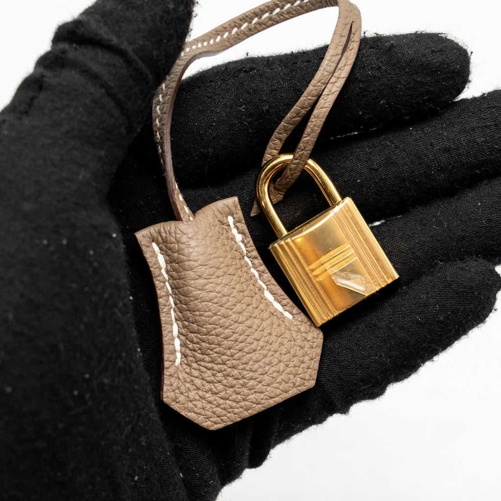 HERMES BIRKIN 25 TOGO ETOUPE GHW